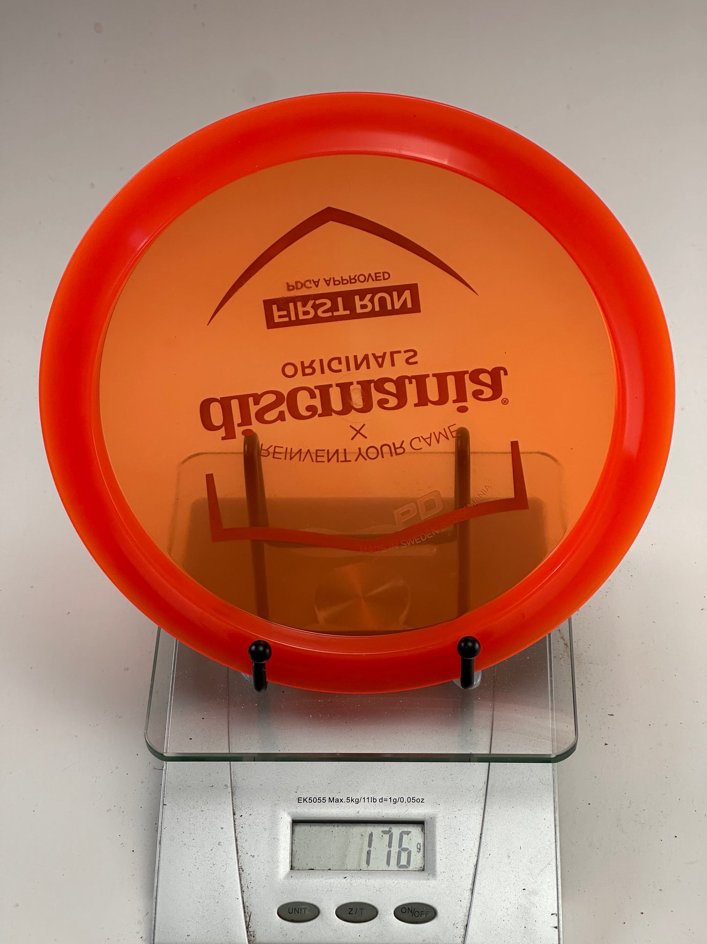 Discmania PD C-Line First Run – Transparent Orange (176g)