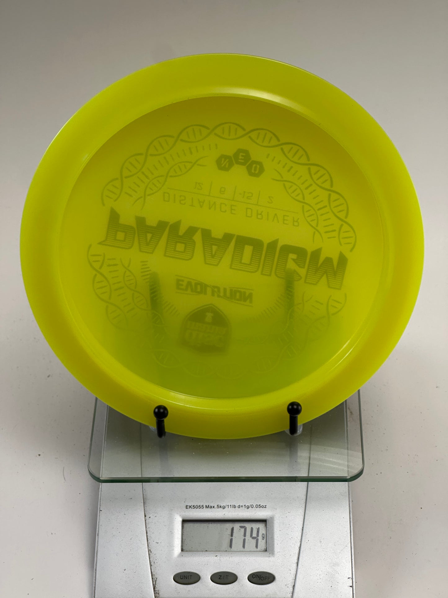 Discmania Evolution Neo Paradigm Distance Driver (Yellow)