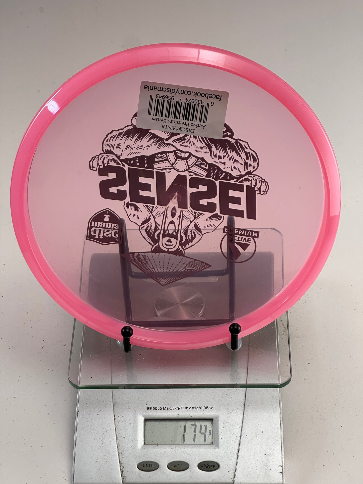 Discmania Sensei Active Premium Putter - Translucent Pink