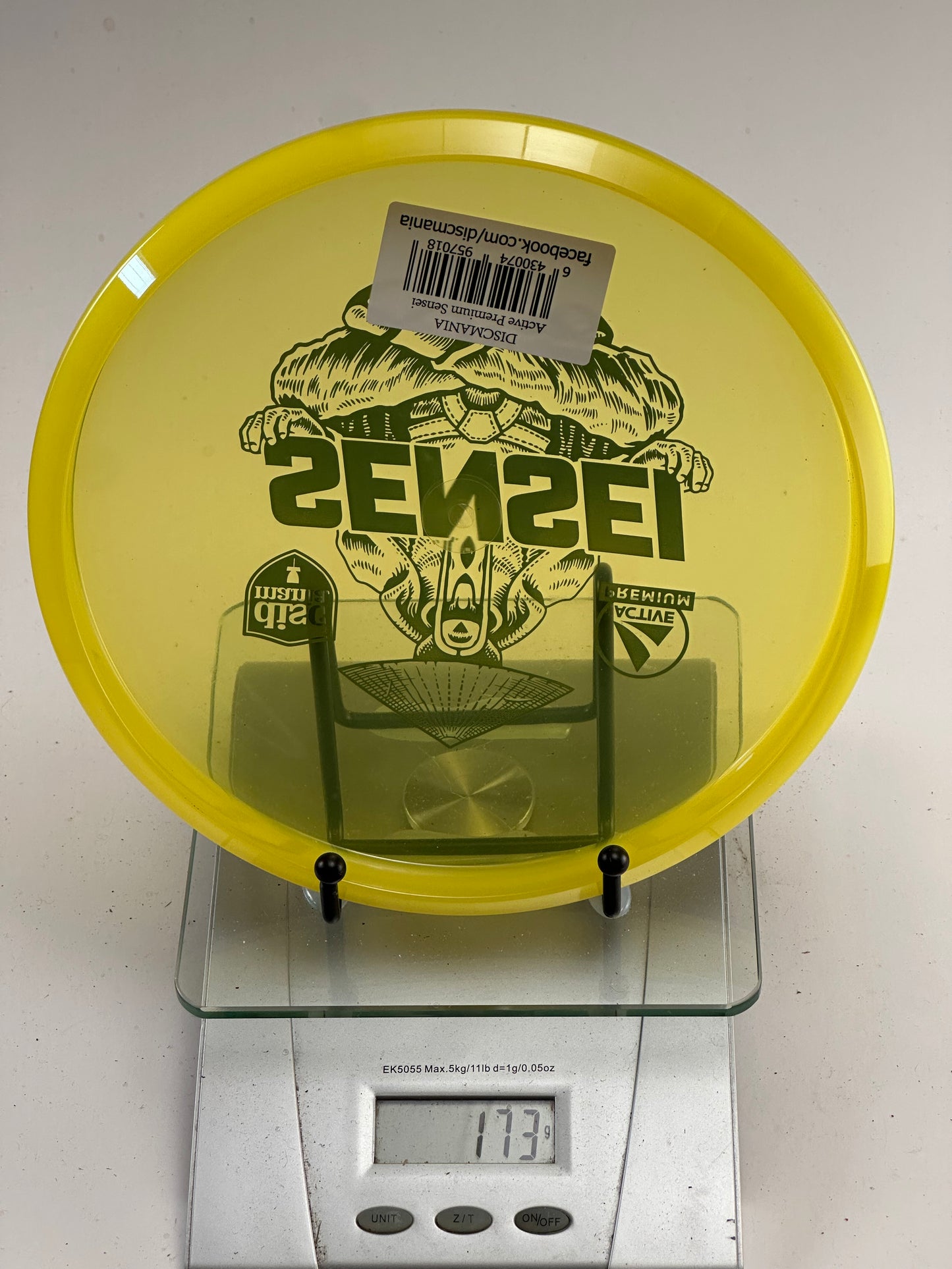 Discmania Sensei Putter – Active Premium – Yellow