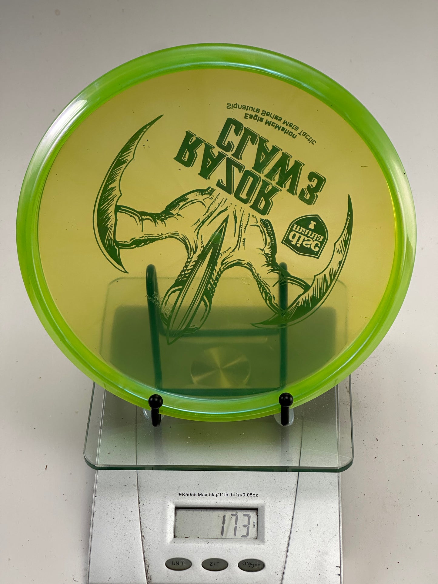 Discmania Meta Tactic Meta yellow-green Razor Claw 3 Eagle McMahon Signature Series
