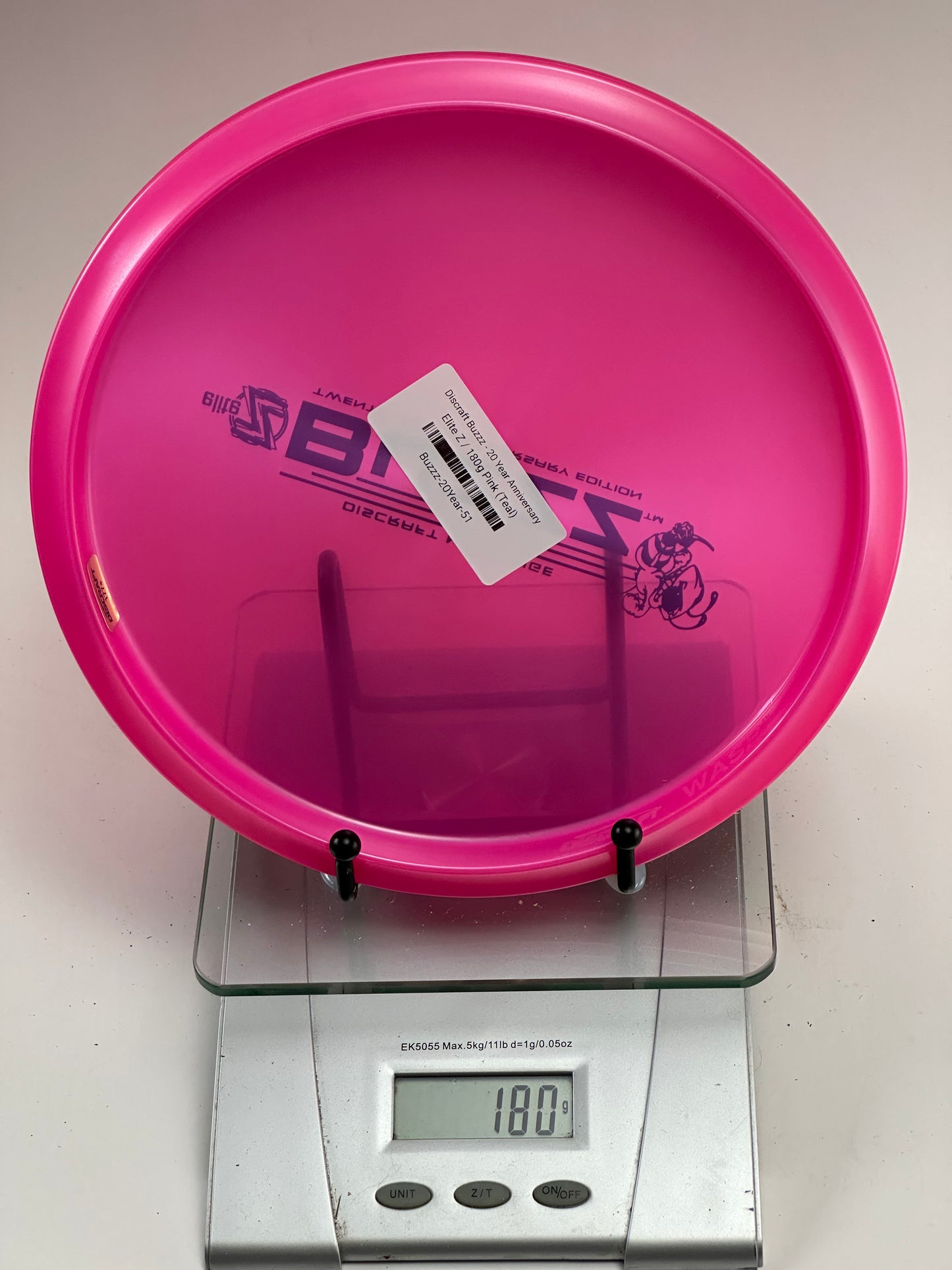 Discraft Buzzz 20 Year Anniversary Elite Z Midrange (Pink)