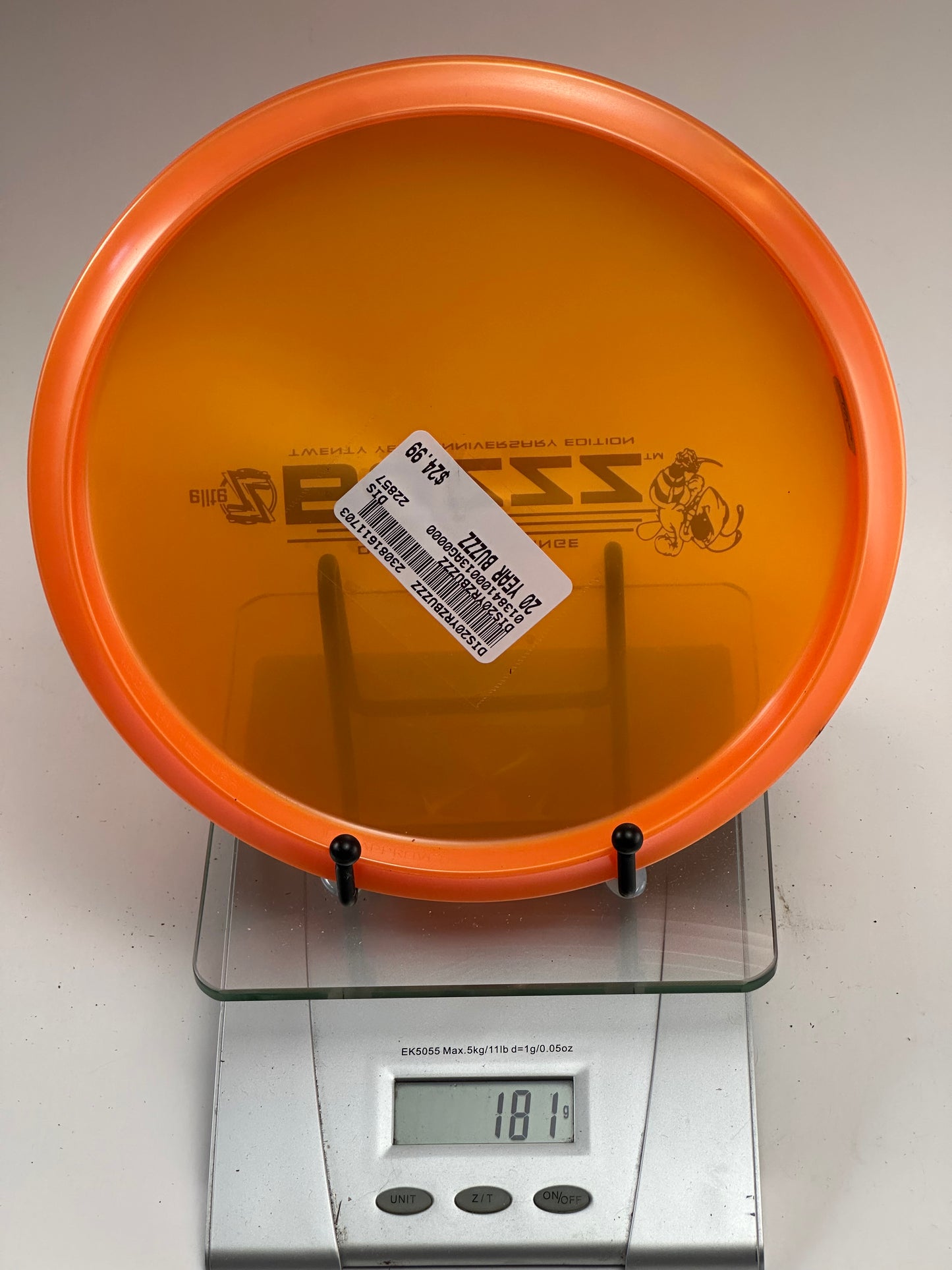 Discraft Buzzz 20 Year Anniversary Elite Z Midrange (181g) Orange