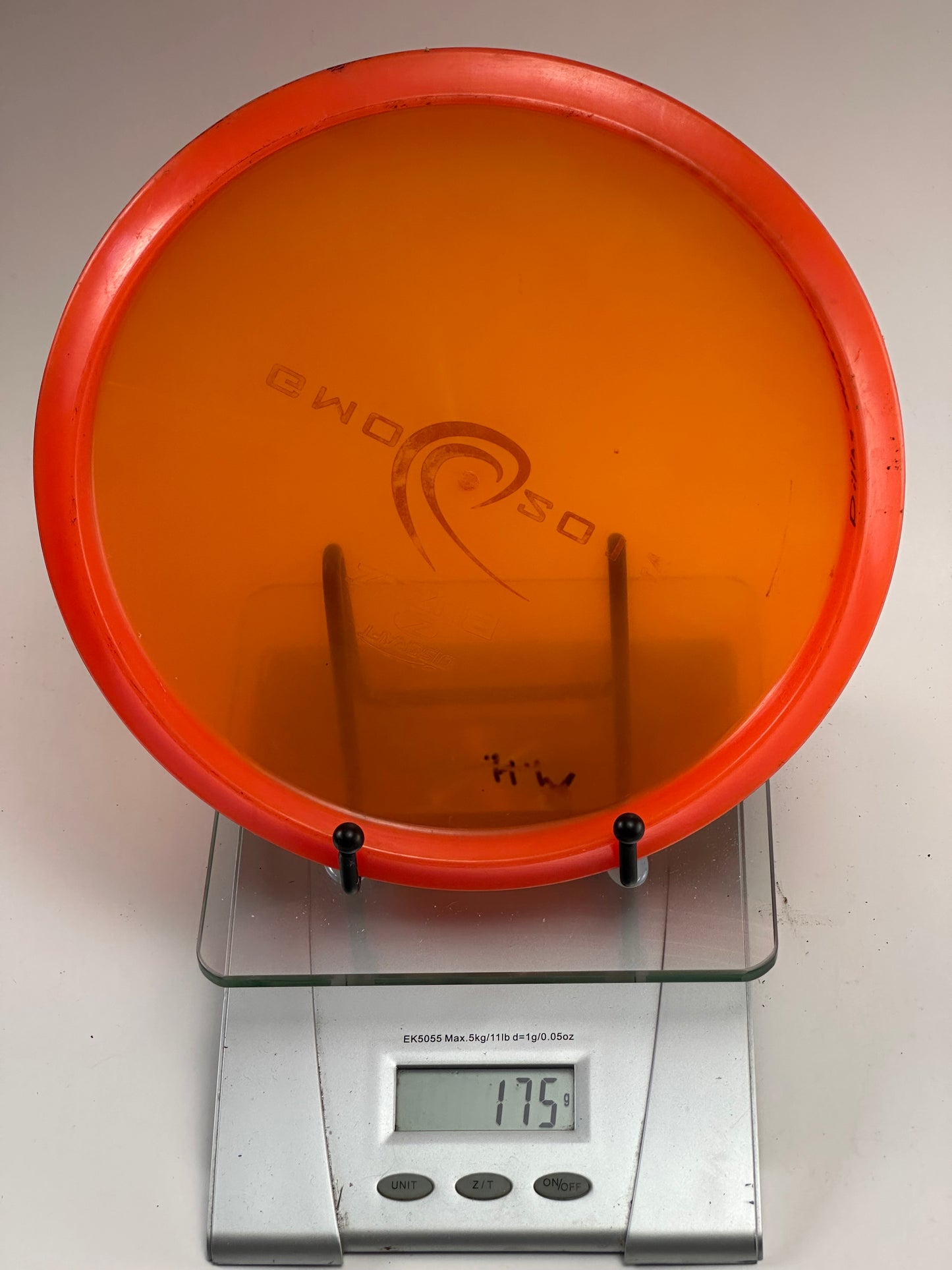 Discraft Z Buzzz GMO 2015 Midrange – Translucent Orange/Red Rim