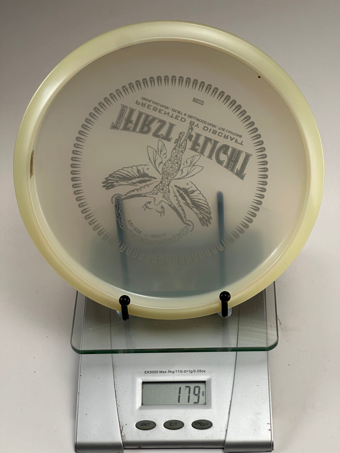 Discraft Buzzz Z Glo Midrange – First Flight Event Stamp