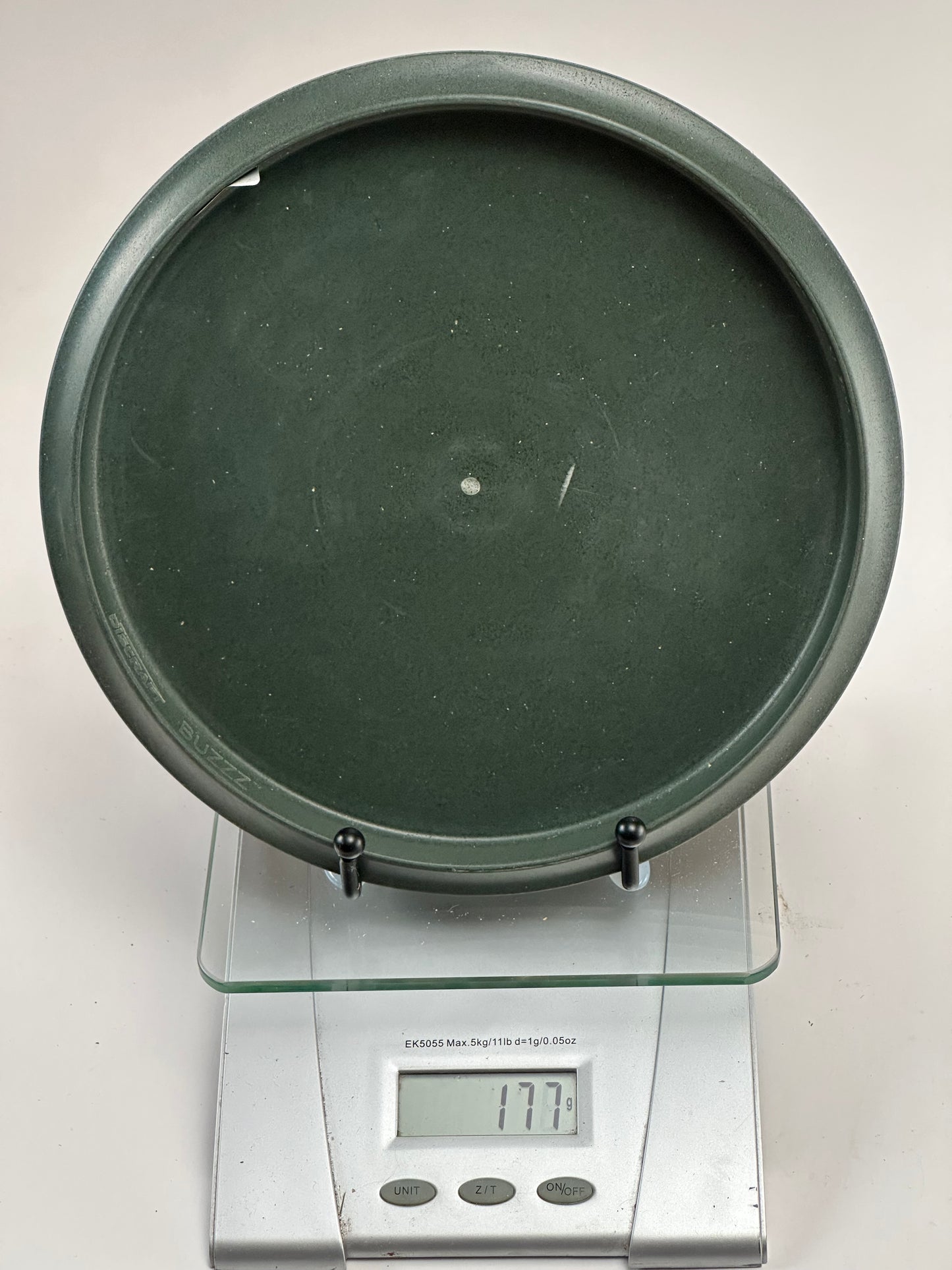 Discraft Buzzz Z Midrange – Dark Green w/ Rainbow Discraft Stamp