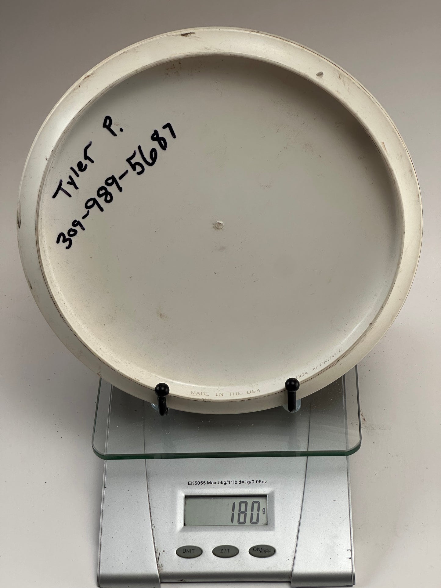 Discraft ESP Buzzz Midrange (2018 Rumble full-color stamp) White 180g