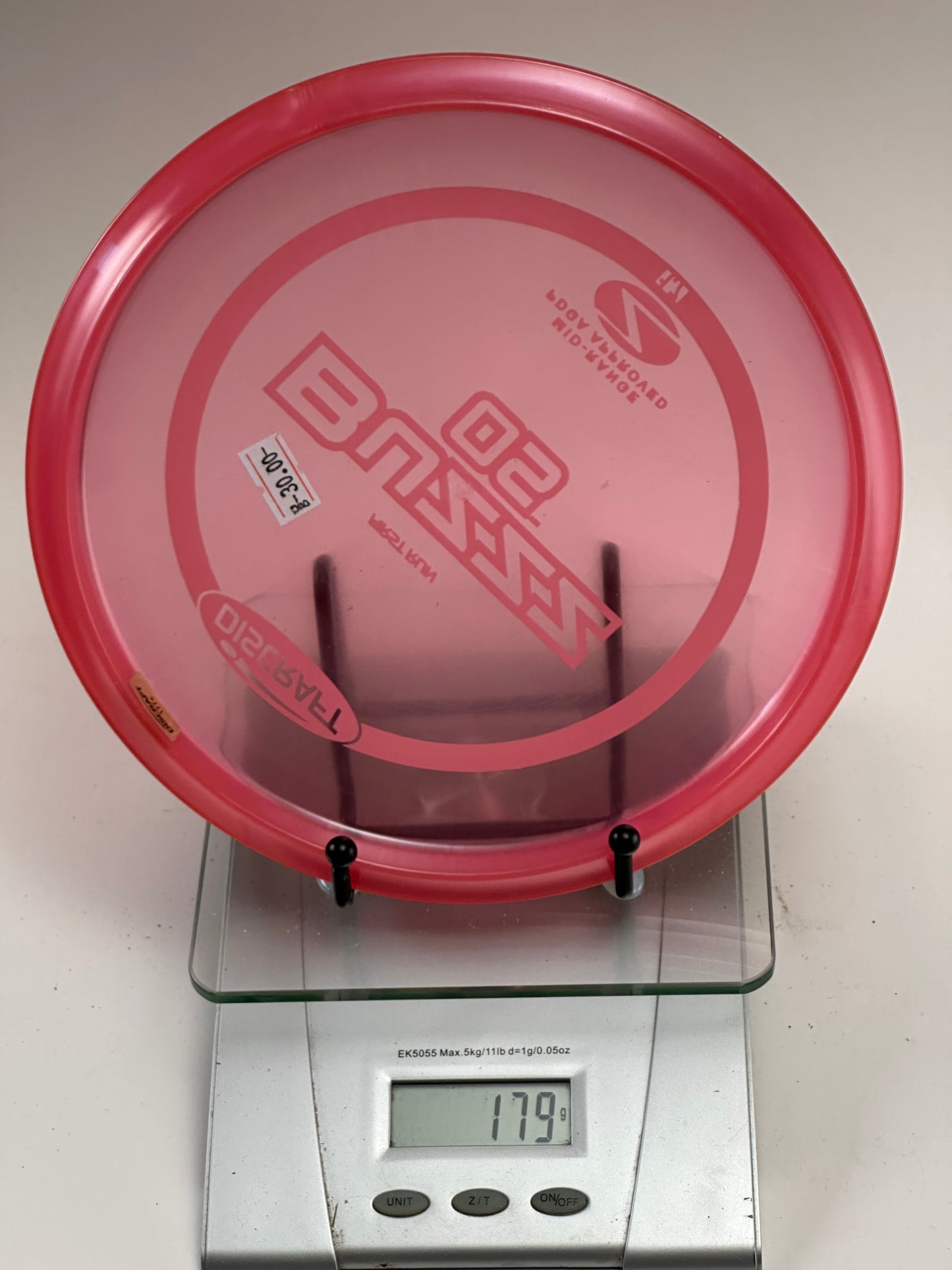 Discraft Buzzz OS First Run Z Midrange (179g) - Transparent Red
