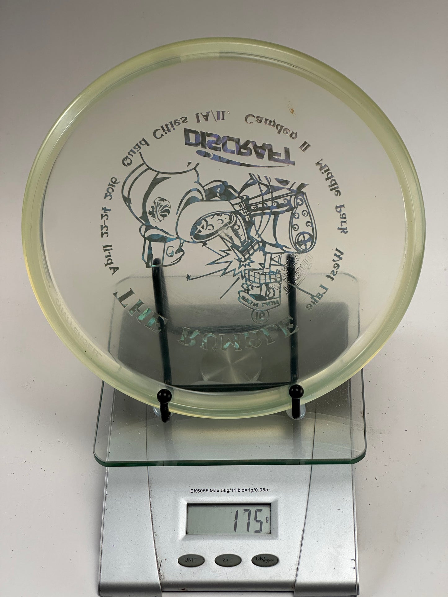 Discraft CryZtal Z Challenger – The Rumble 2016 Robot Boxing Stamp