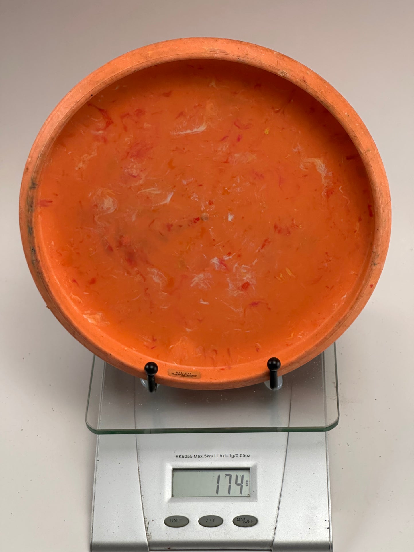 Discraft Jawbreaker Challenger Putter - Orange Swirl, Blue Foil (Used)