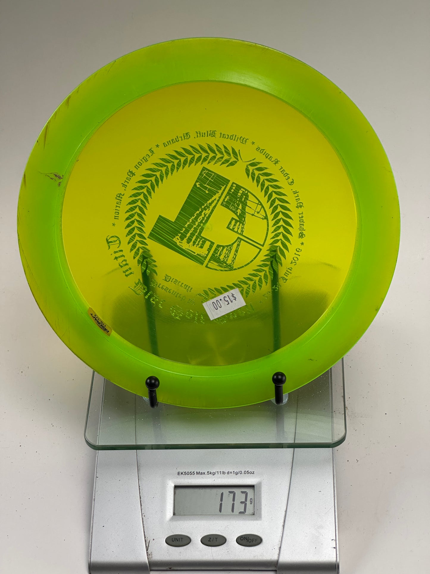 Discraft Z Crank Distance Driver – Titan Disc Golf Open 2016 Stamp (173g)