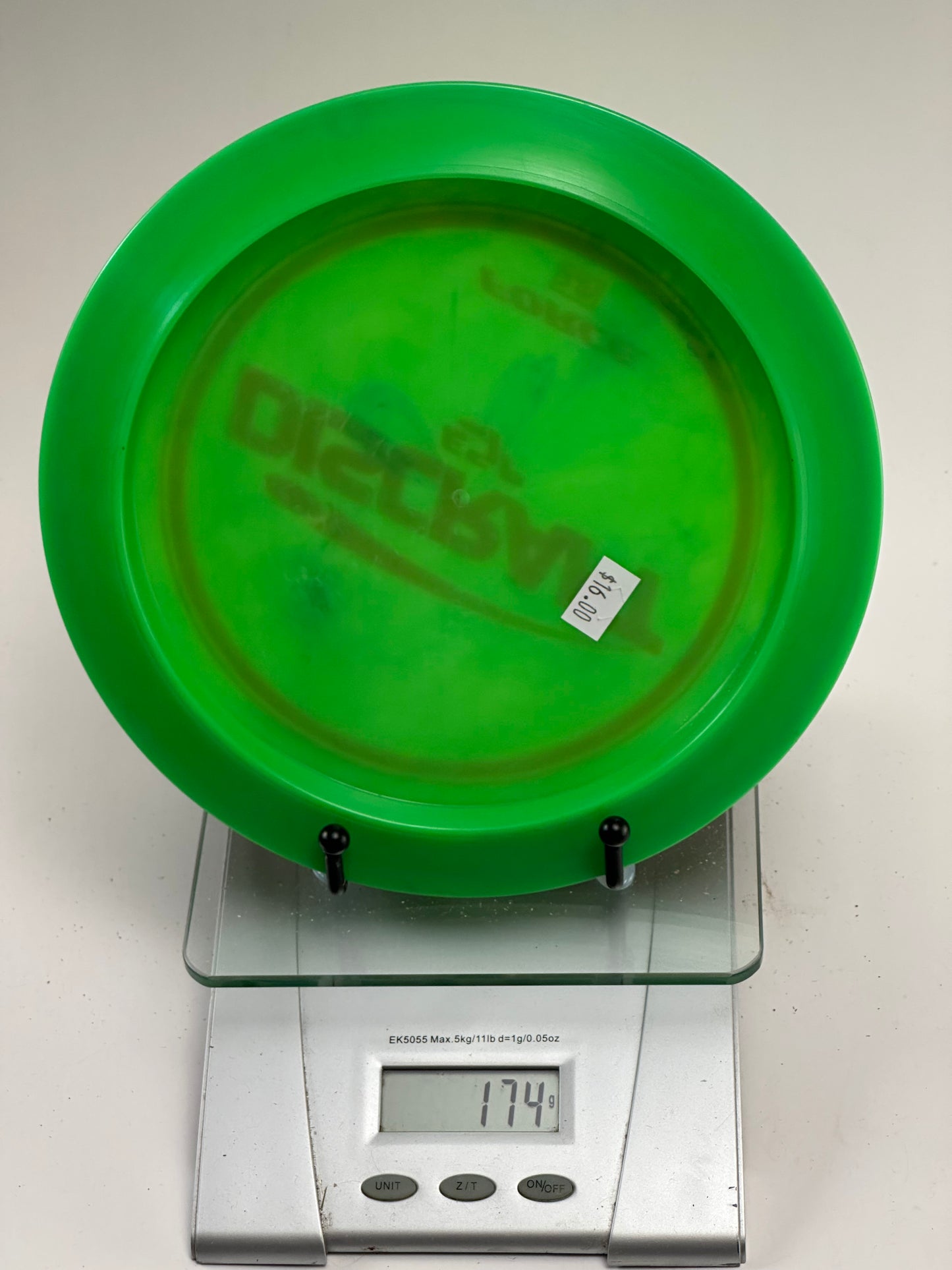 Discraft Force ESP Distance Driver (Green Swirl, Red Foil) 174g