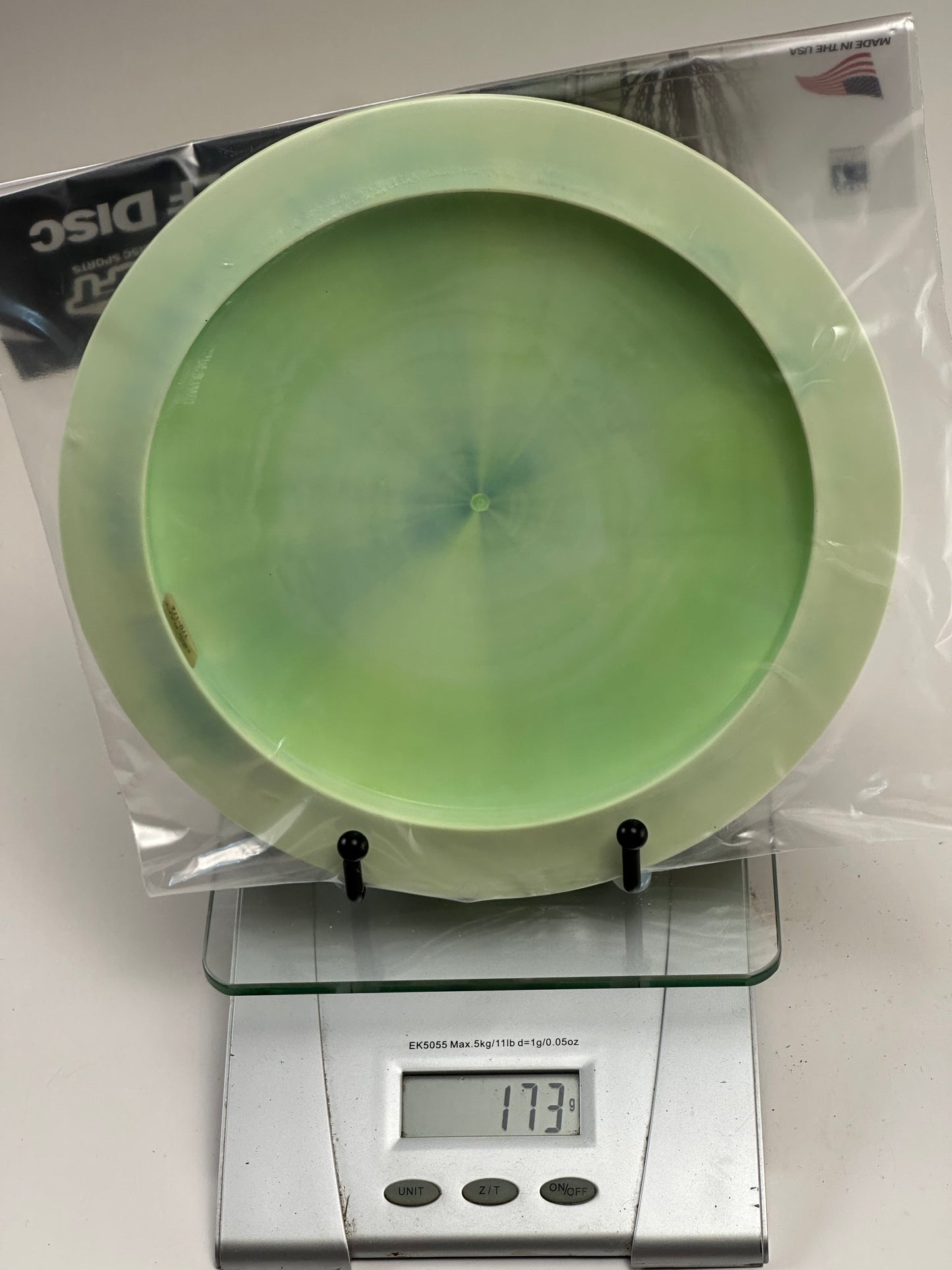 Discraft ESP Hades Prototype (Paul McBeth) Swirly Light Green 173g