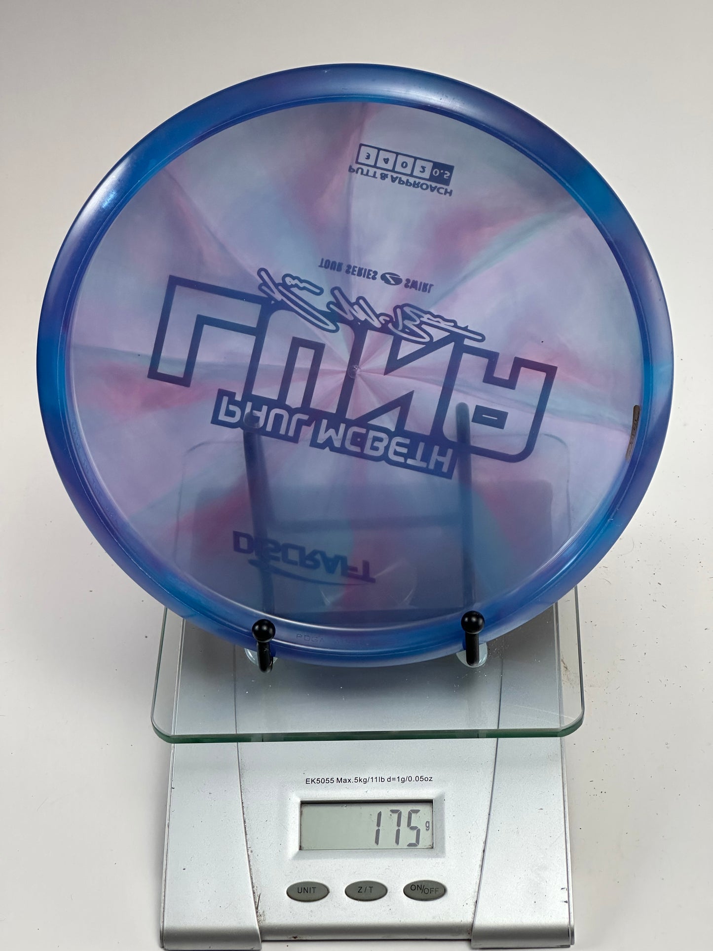 Discraft Z Swirl Tour Series Luna (Paul McBeth) Blue/Pink Swirl