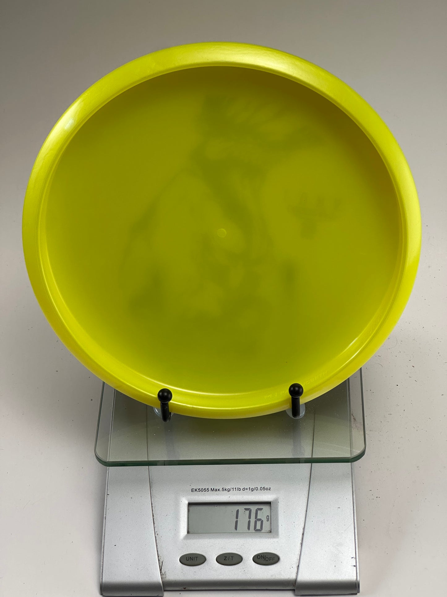 Discraft Big Z Luna Putter, Yellow w/ Blue Holographic Special Edition Stamp (176g)