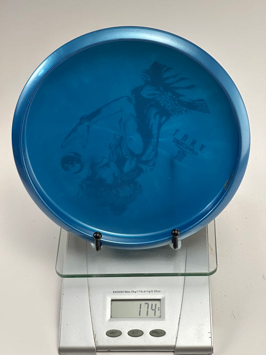 Discraft Big Z Luna Big Z Luna blue green foil stamp woman with moon artwork putter