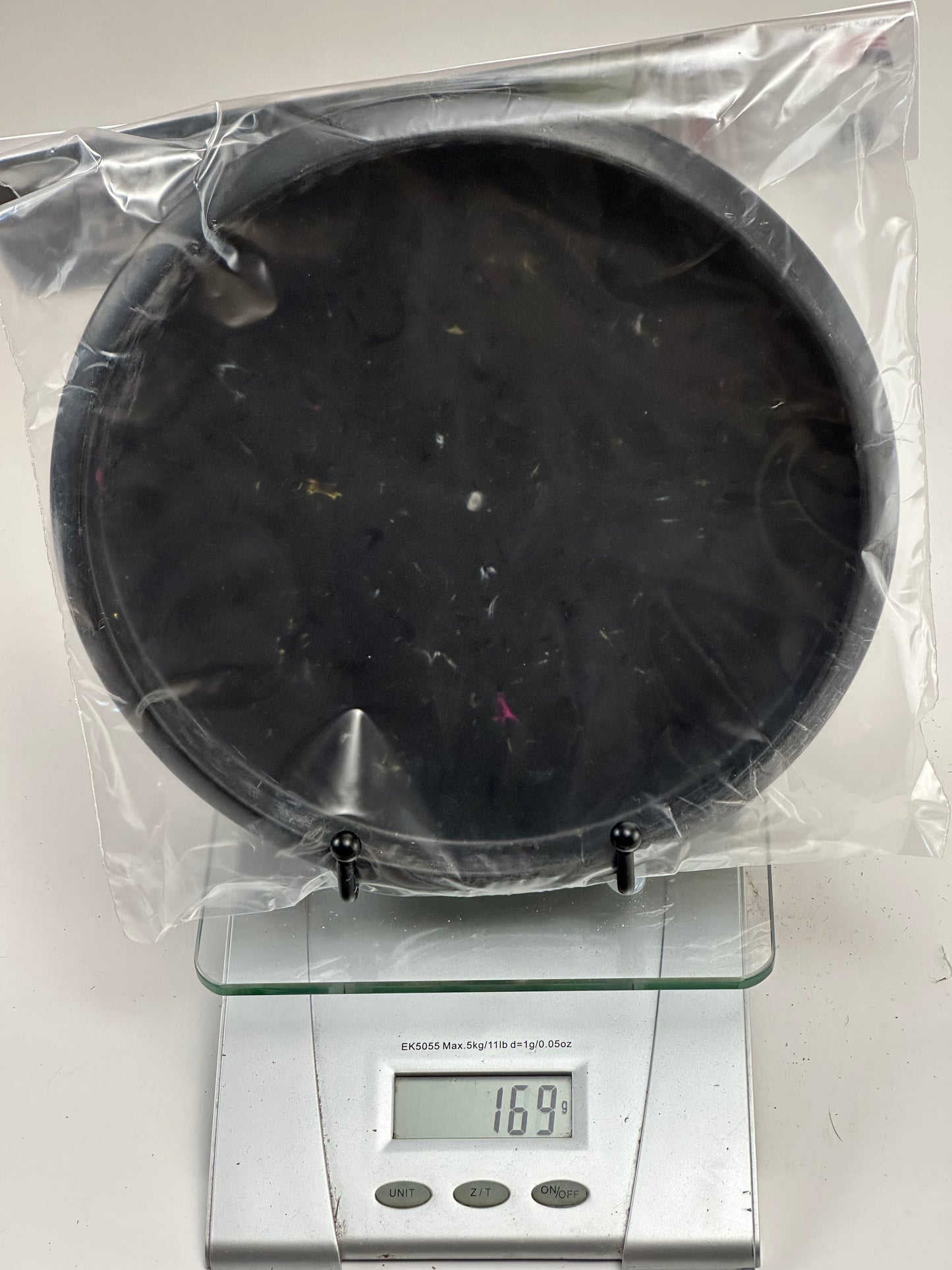 Discraft First Run Luna Jawbreaker Putter – Black Speckle, Green Foil