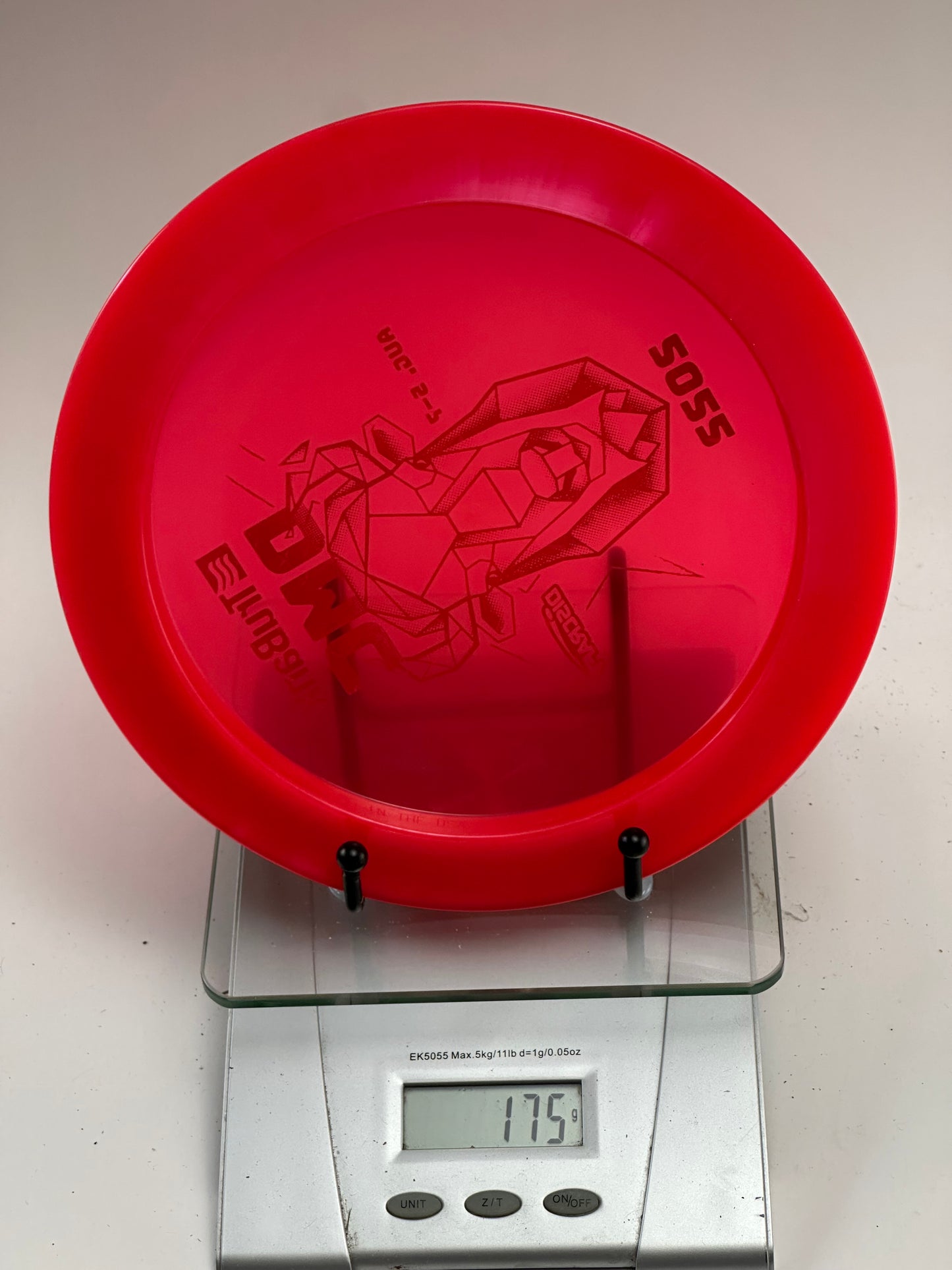 Discraft Z Nuke (DMC 2022) Transparent Red w/ Gold Foil