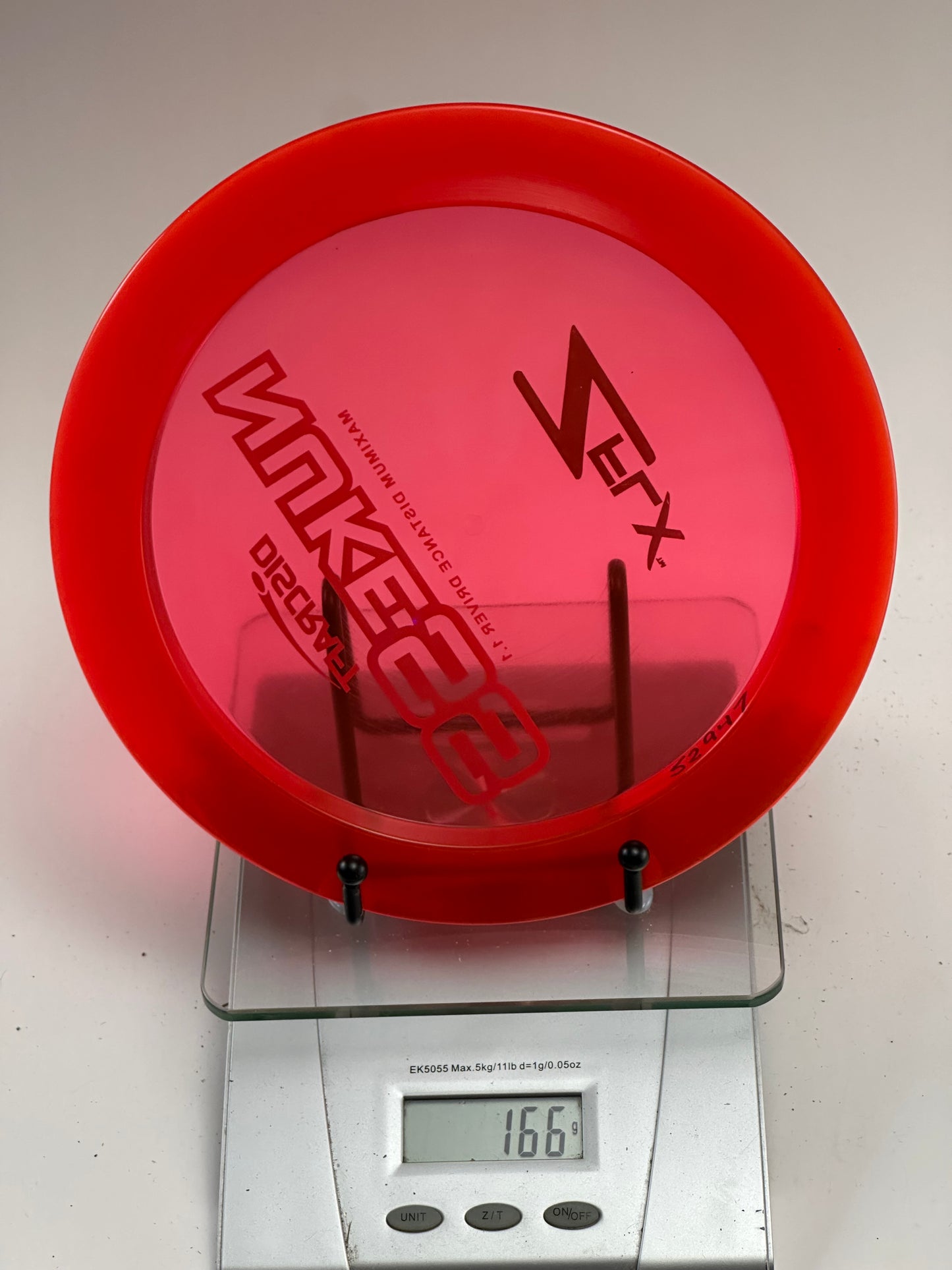 Discraft Nuke SS Z FLX Distance Driver – Transparent Red