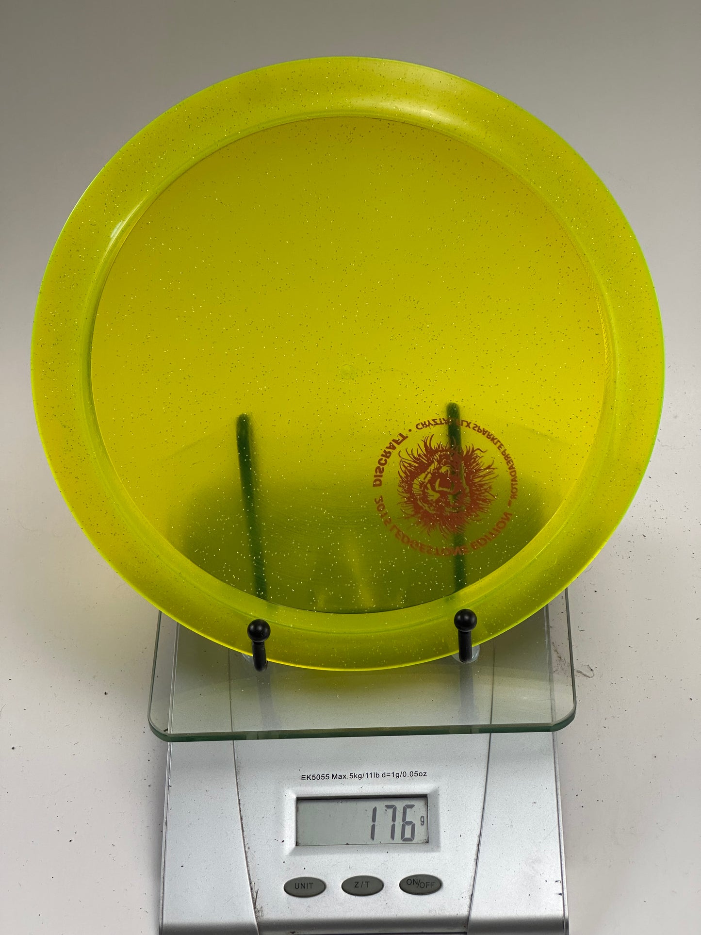 Discraft Predator Crystal FLX Sparkle (2015 Ledgestone) Yellow