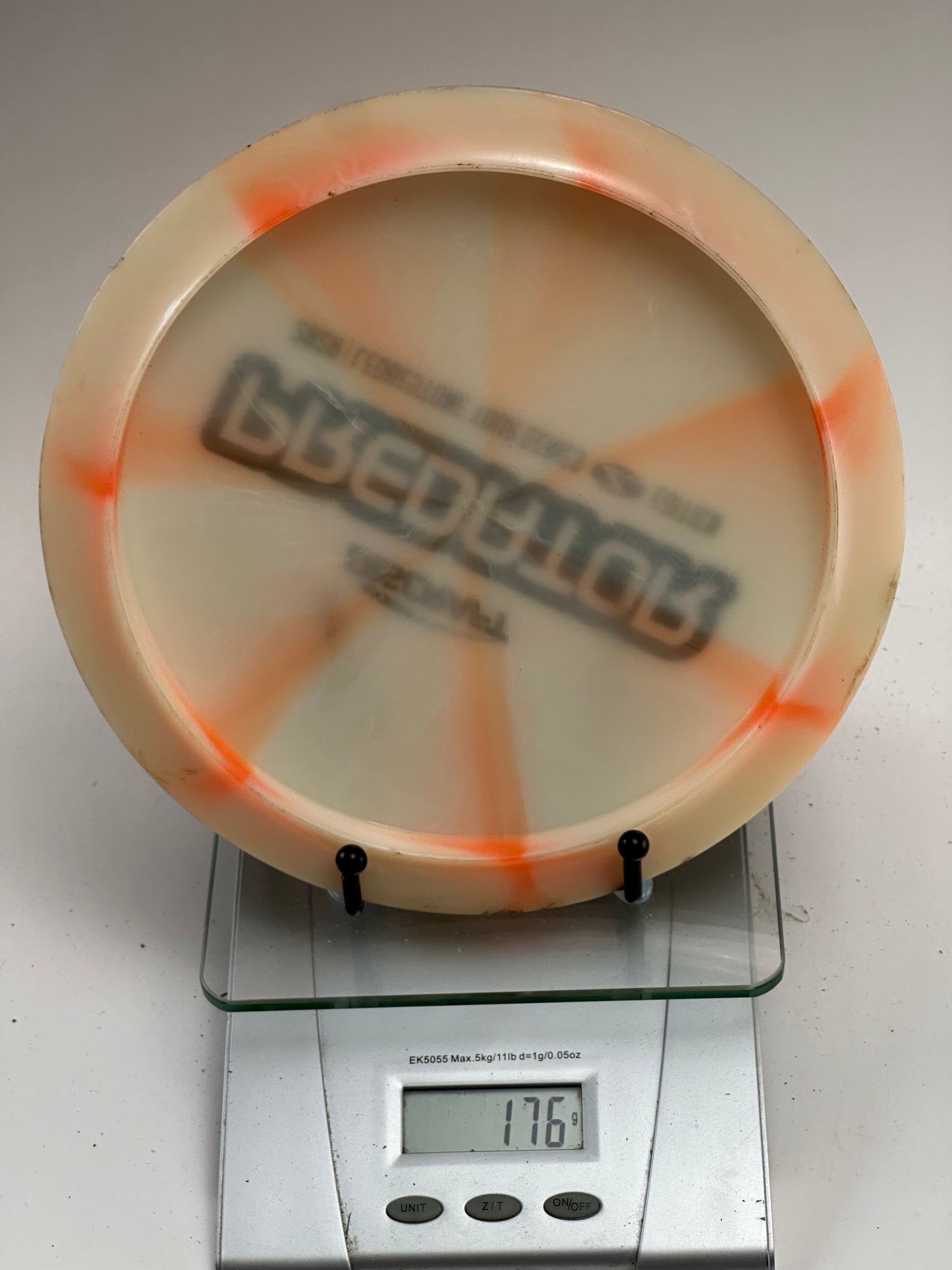 Discraft Z Predator (2020 Ledgestone Tour Series) Swirly White/Orange