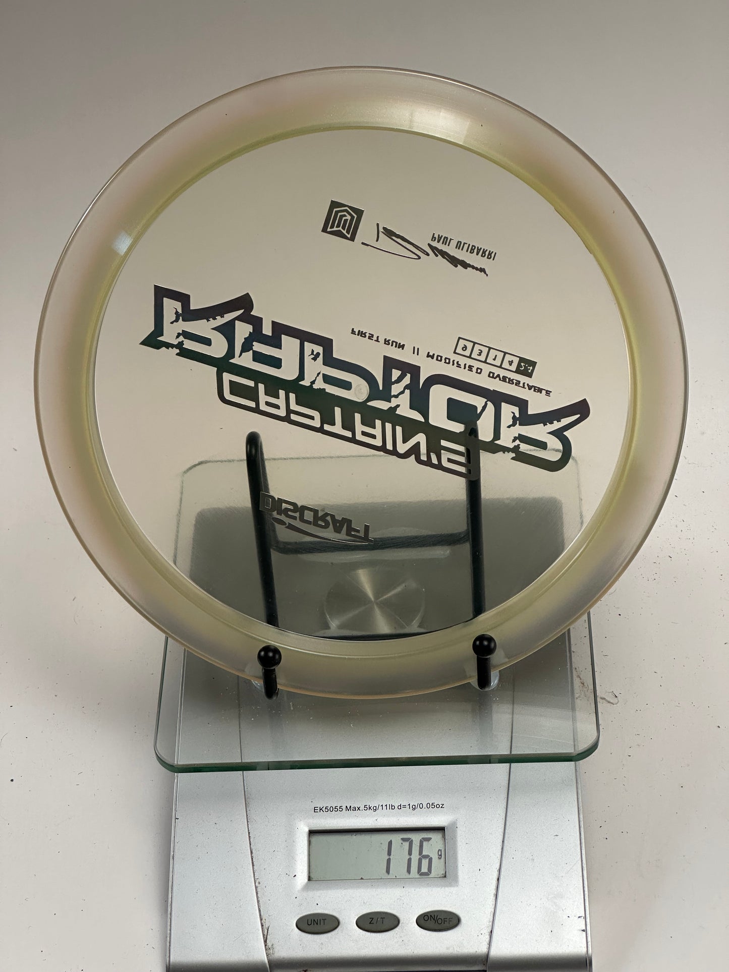 Discraft Captain’s Raptor Z Glo First Run (Paul Ulibarri)