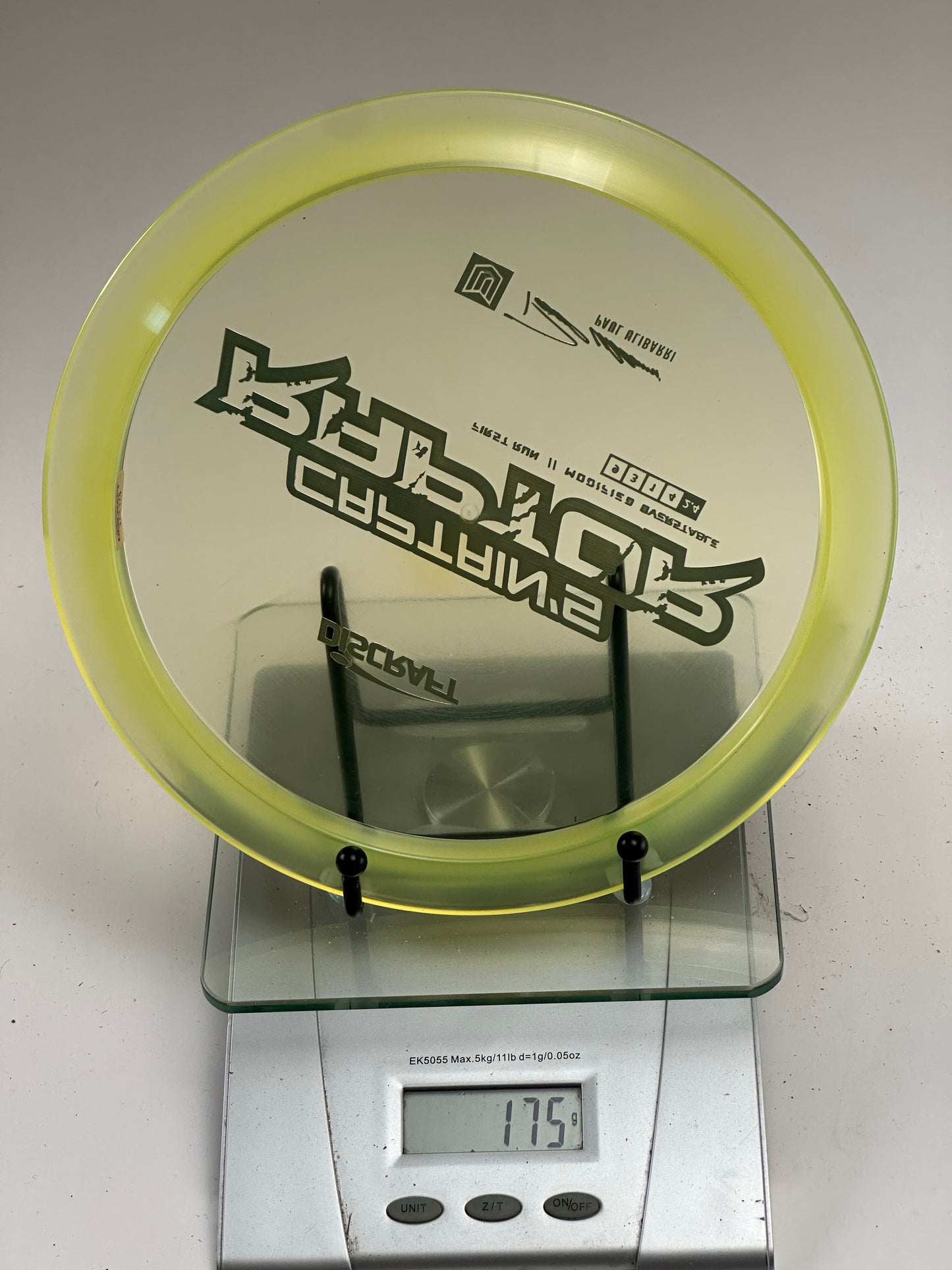 Discraft Captain’s Raptor First Run Z (Paul Ulibarri) Overstable Driver