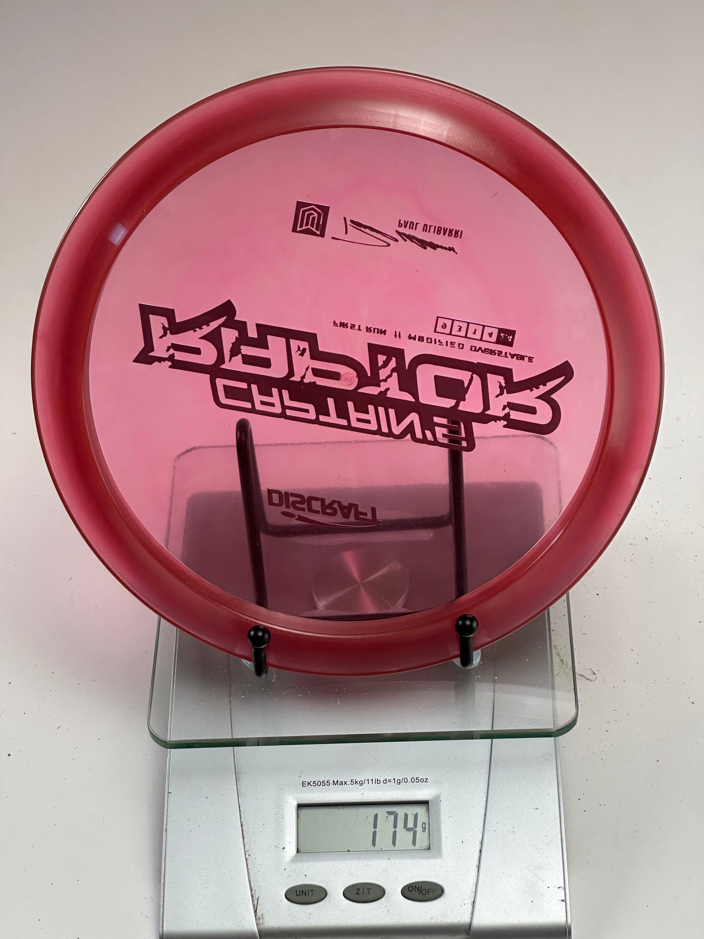 Discraft Z Captain’s Raptor First Run (Paul Ulibarri) Distance Driver