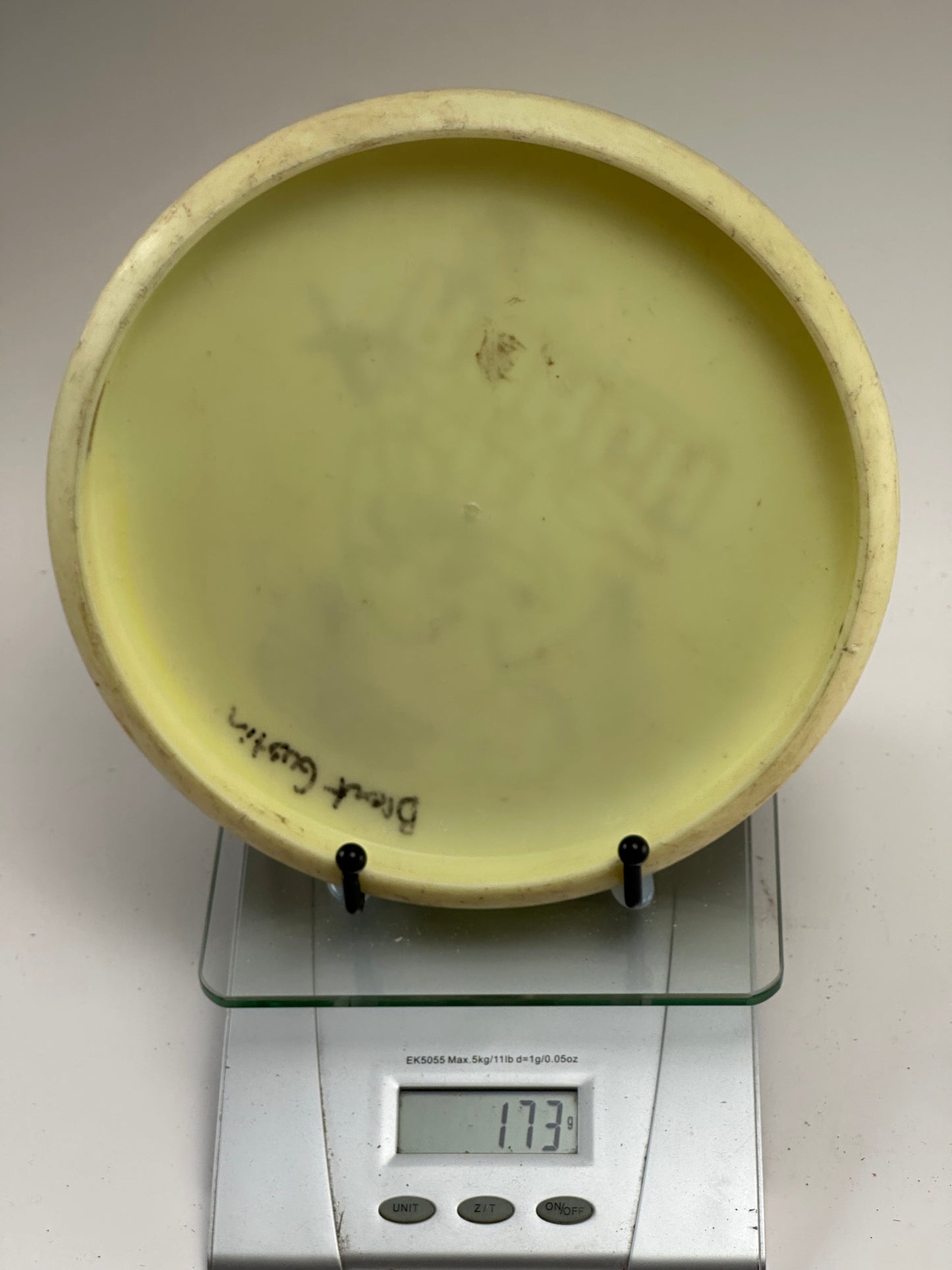Discraft Soft Glow Roach (2016 Ledgestone) Yellow w/ Green Stamp