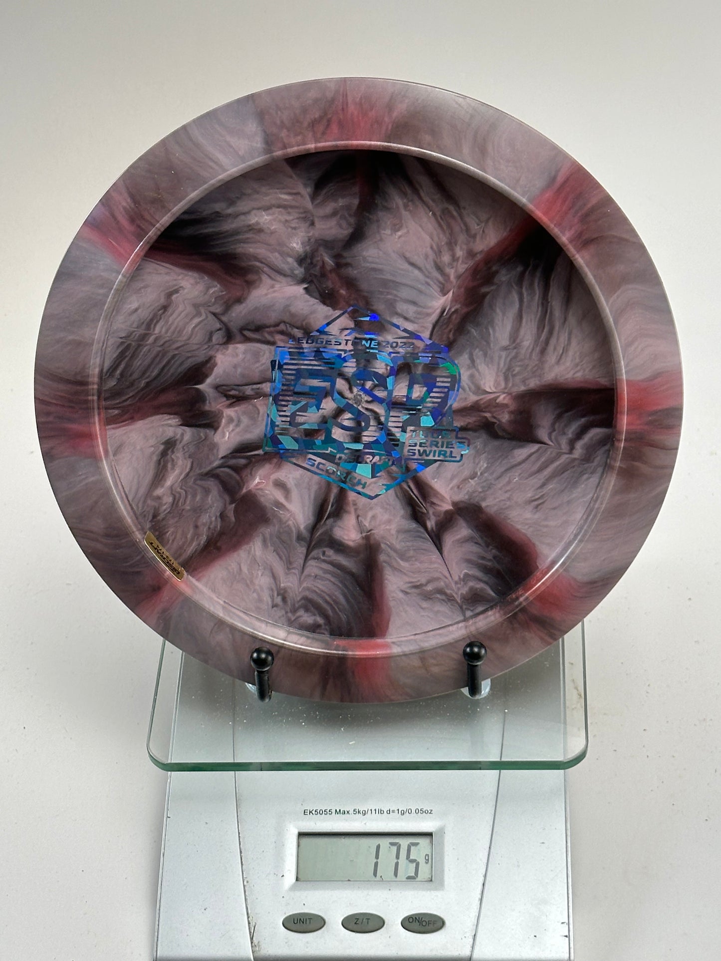 Discraft ESP Swirl Scorch – Ledgestone 2022 Tour Series (Purple/Gray)