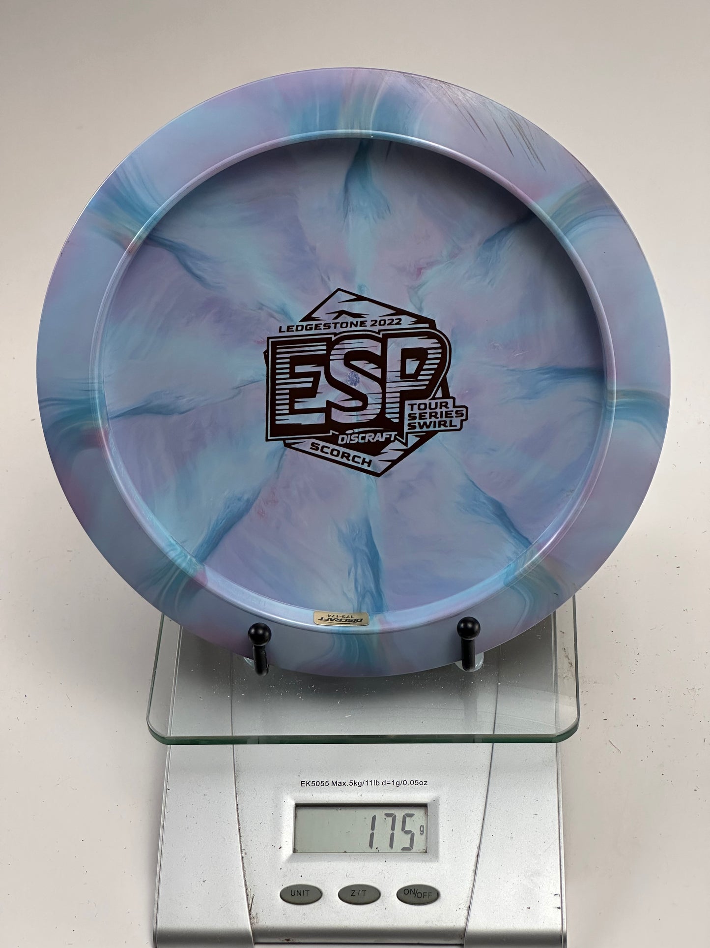 Discraft Scorch ESP Swirl Tour Series (Ledgestone 2022) Blue/Purple Swirl