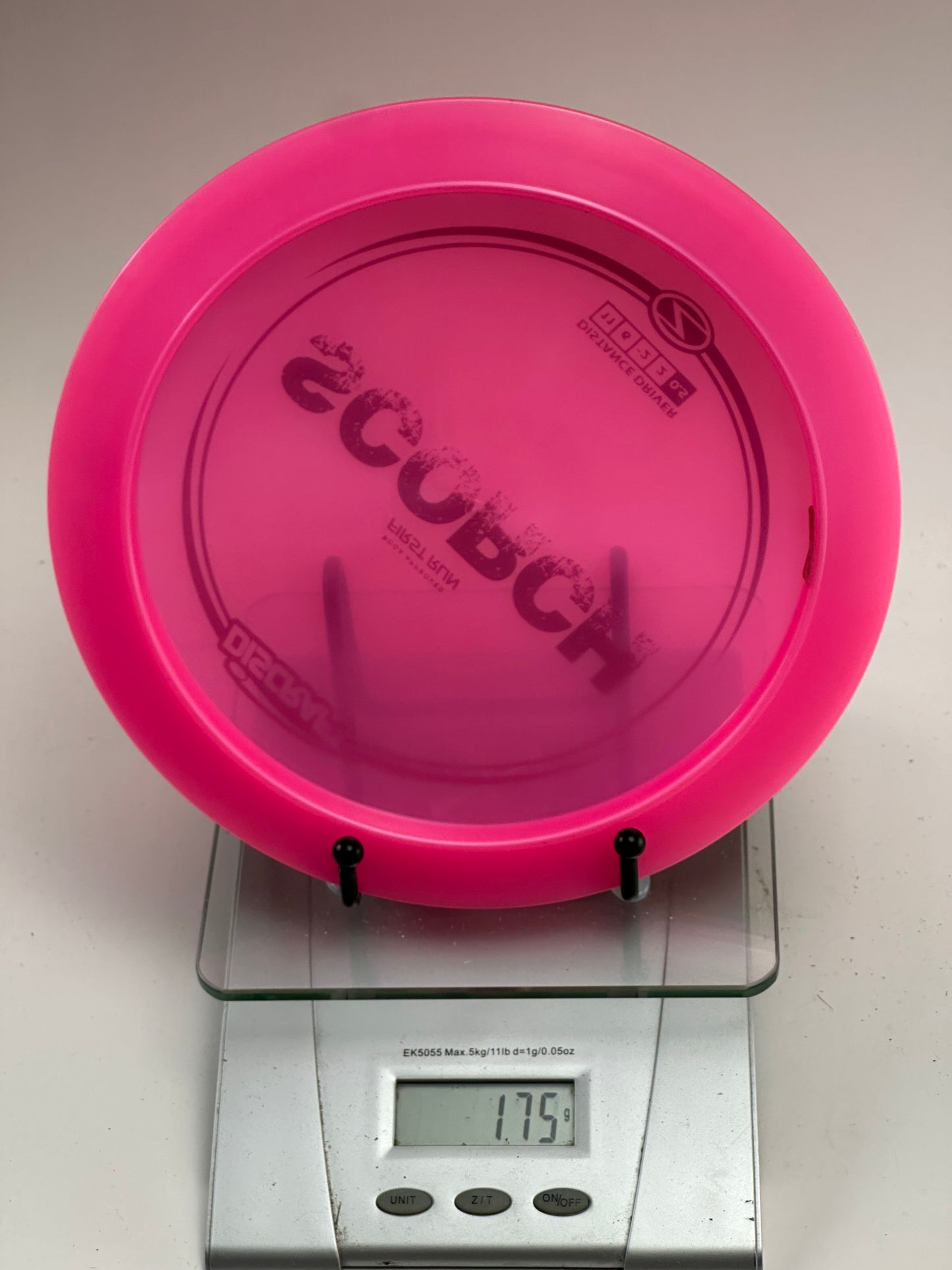 Discraft First Run Scorch Z (Transparent Pink) Distance Driver