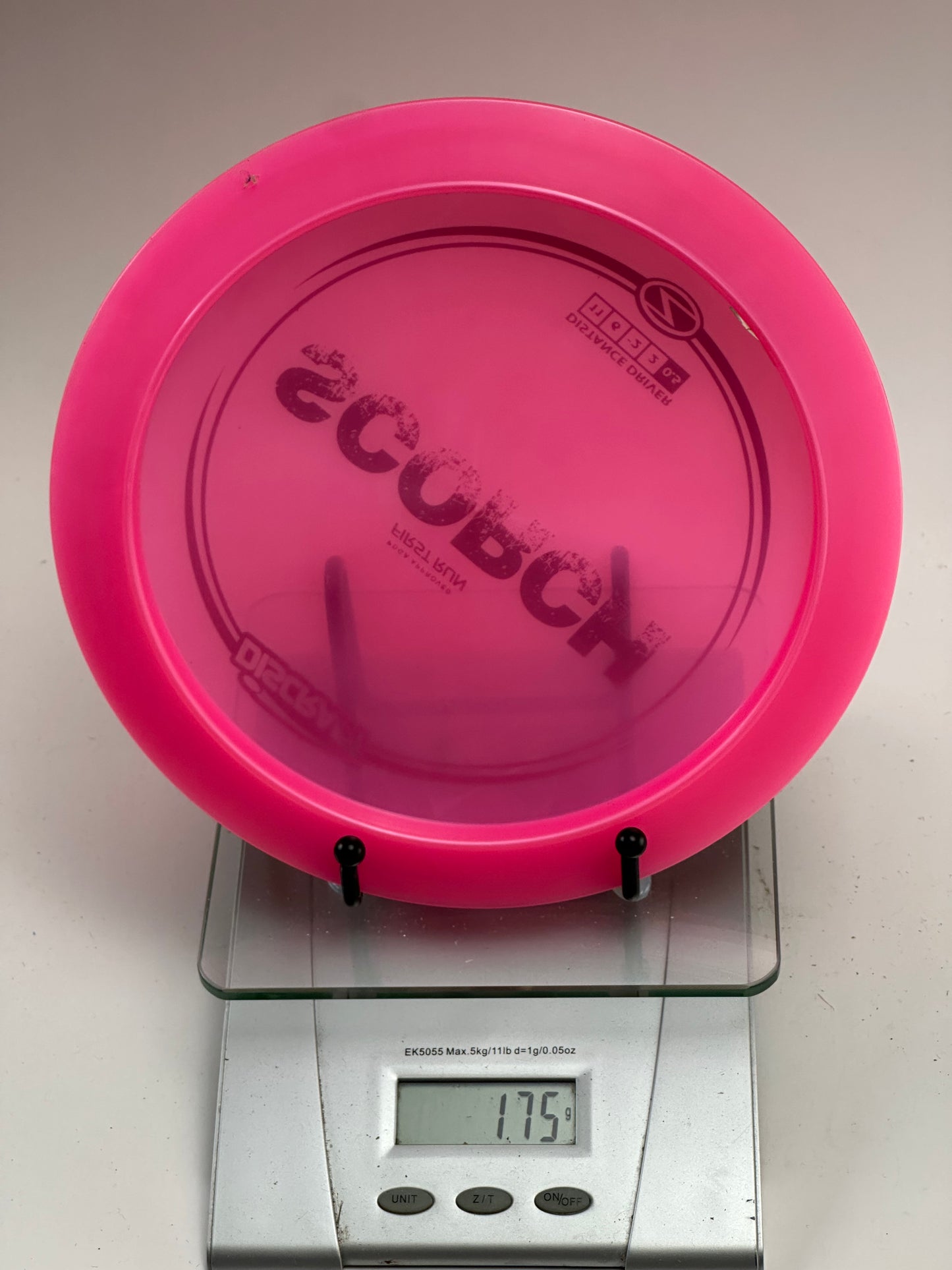 Discraft Scorch First Run Z (Transparent Pink) Distance Driver