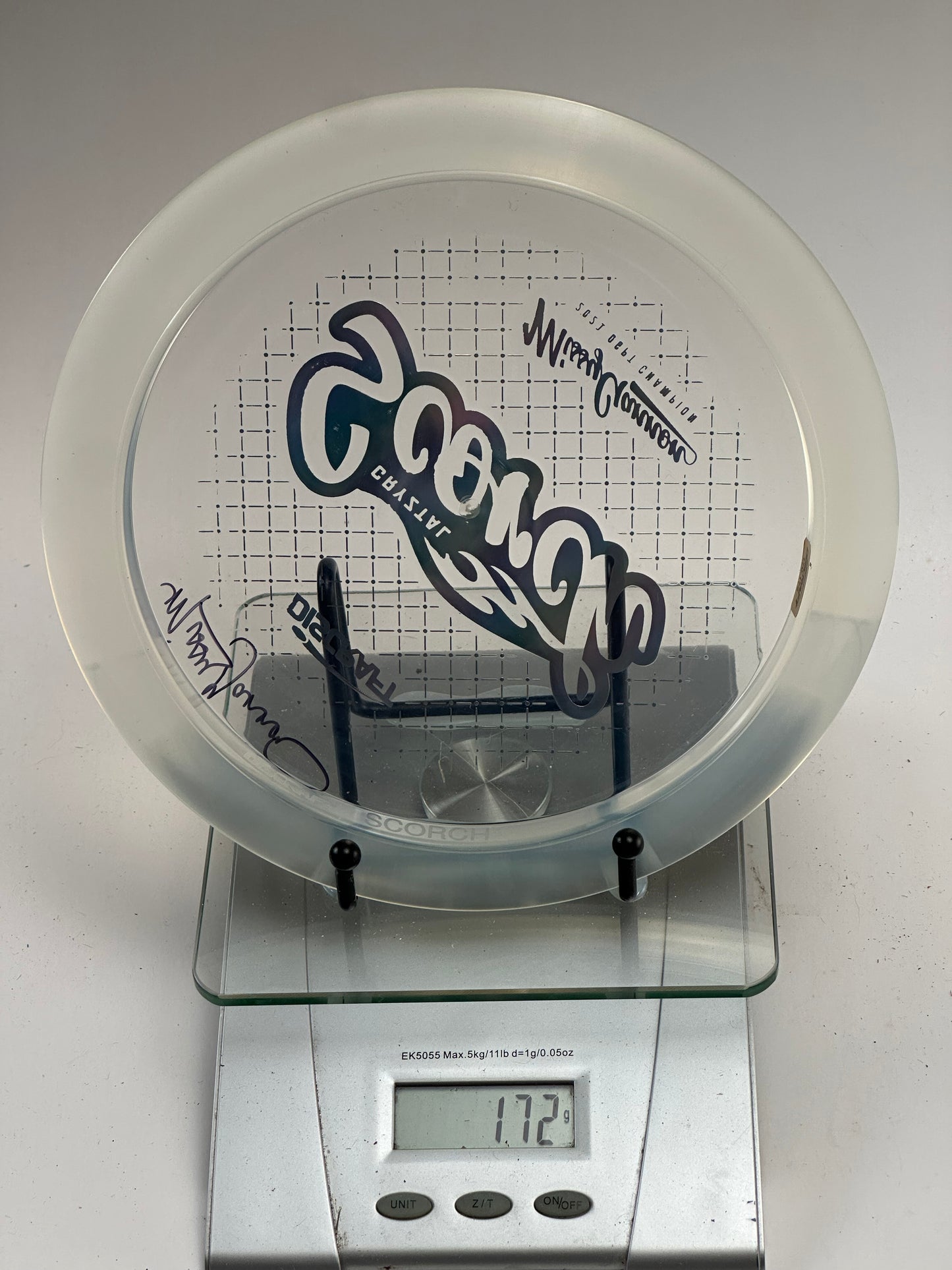 Discraft CryZtal Scorch – Missy Gannon 2021 DGPT Champion (Clear)