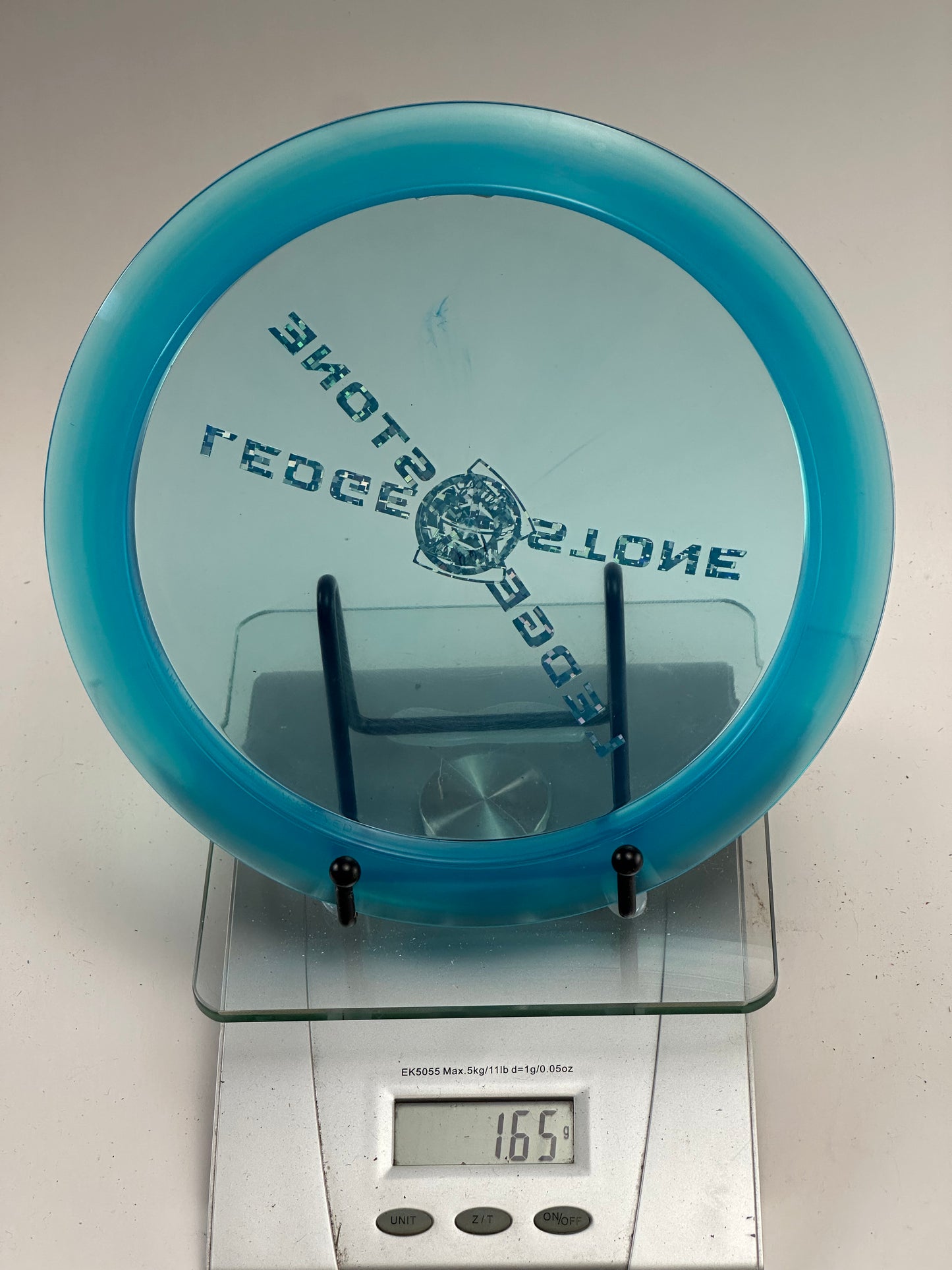 Discraft Scorch Z (Ledgestone) Transparent Blue Distance Driver 165g