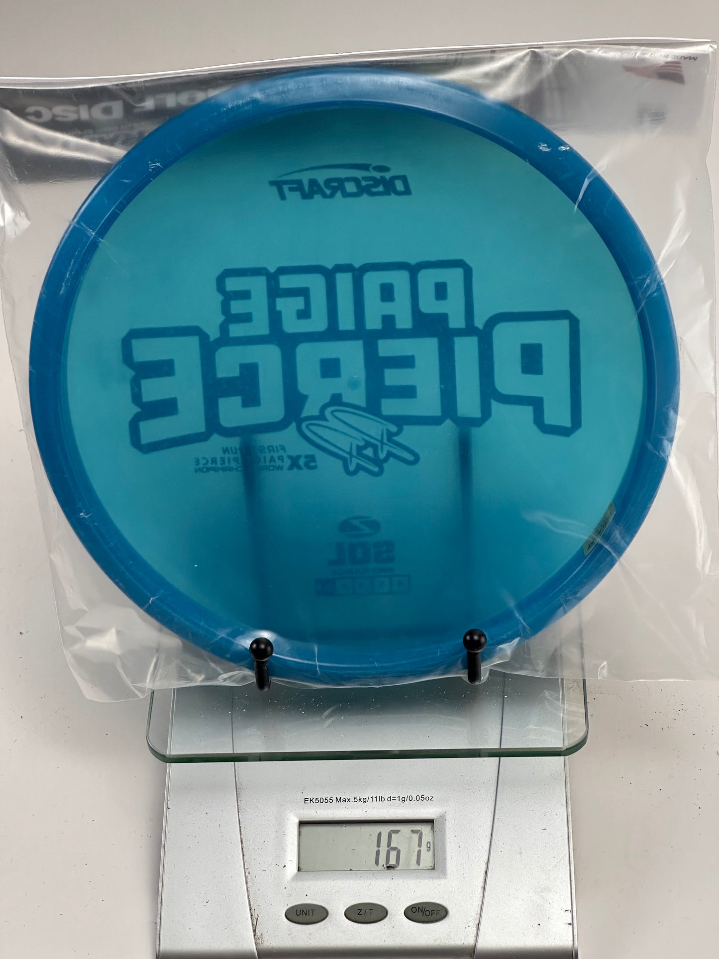 Discraft Z Sol Midrange – Paige Pierce Stamp (Blue)