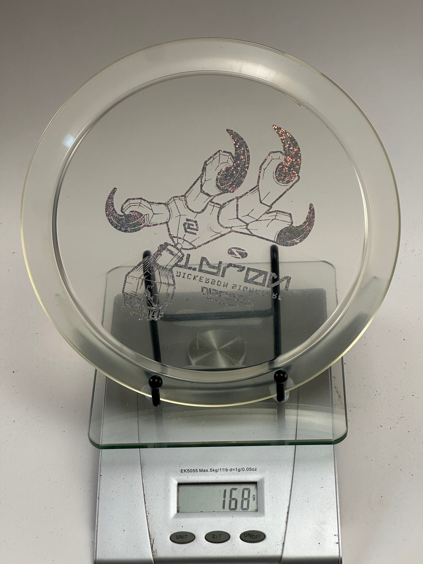 Discraft Z Glo Talon (Dickerson Signature) Clear – Robot Stamp 168g