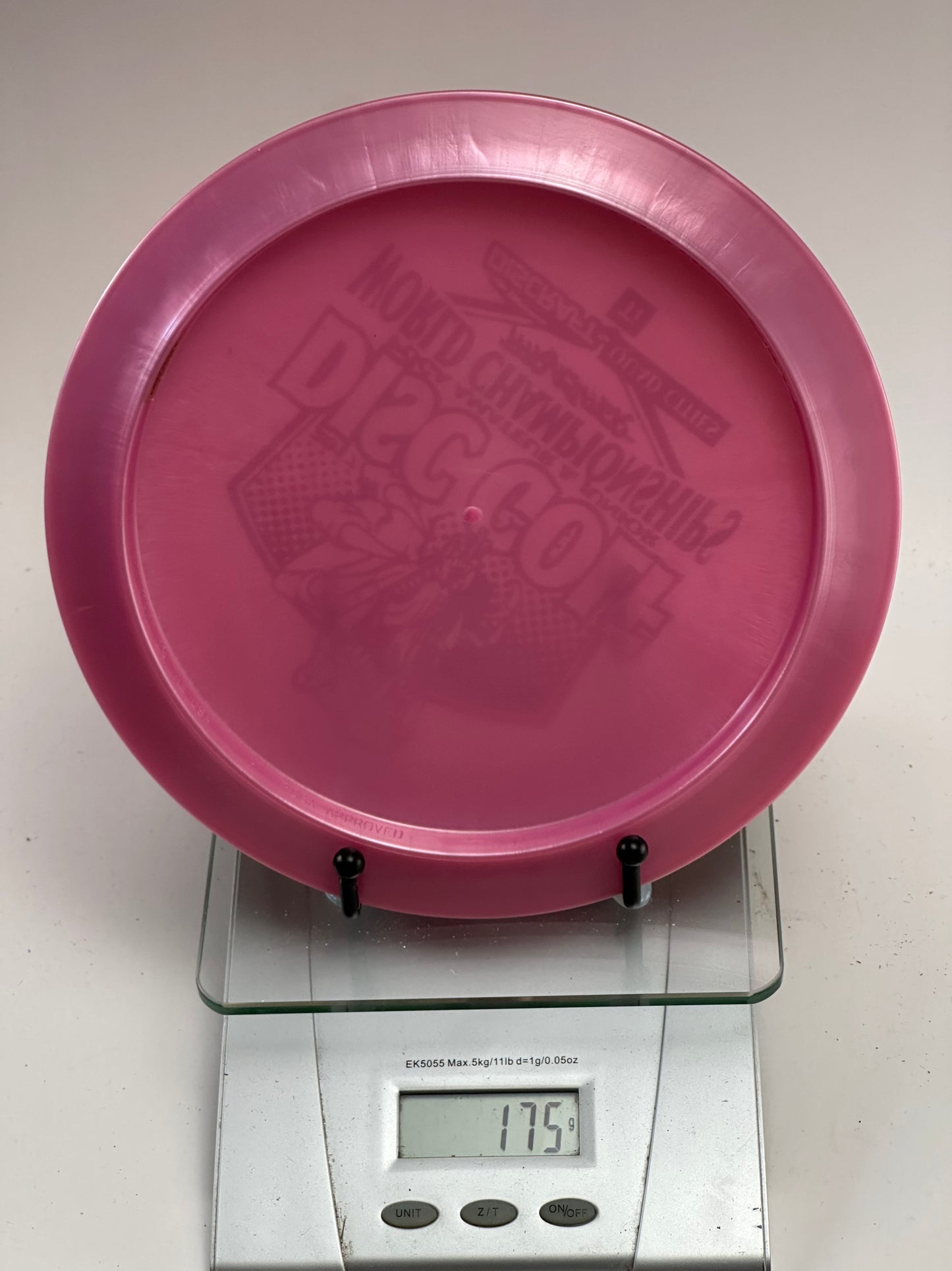 Discraft Ti Thrasher Pink Metallic 2017 Am & Junior Worlds Stamp