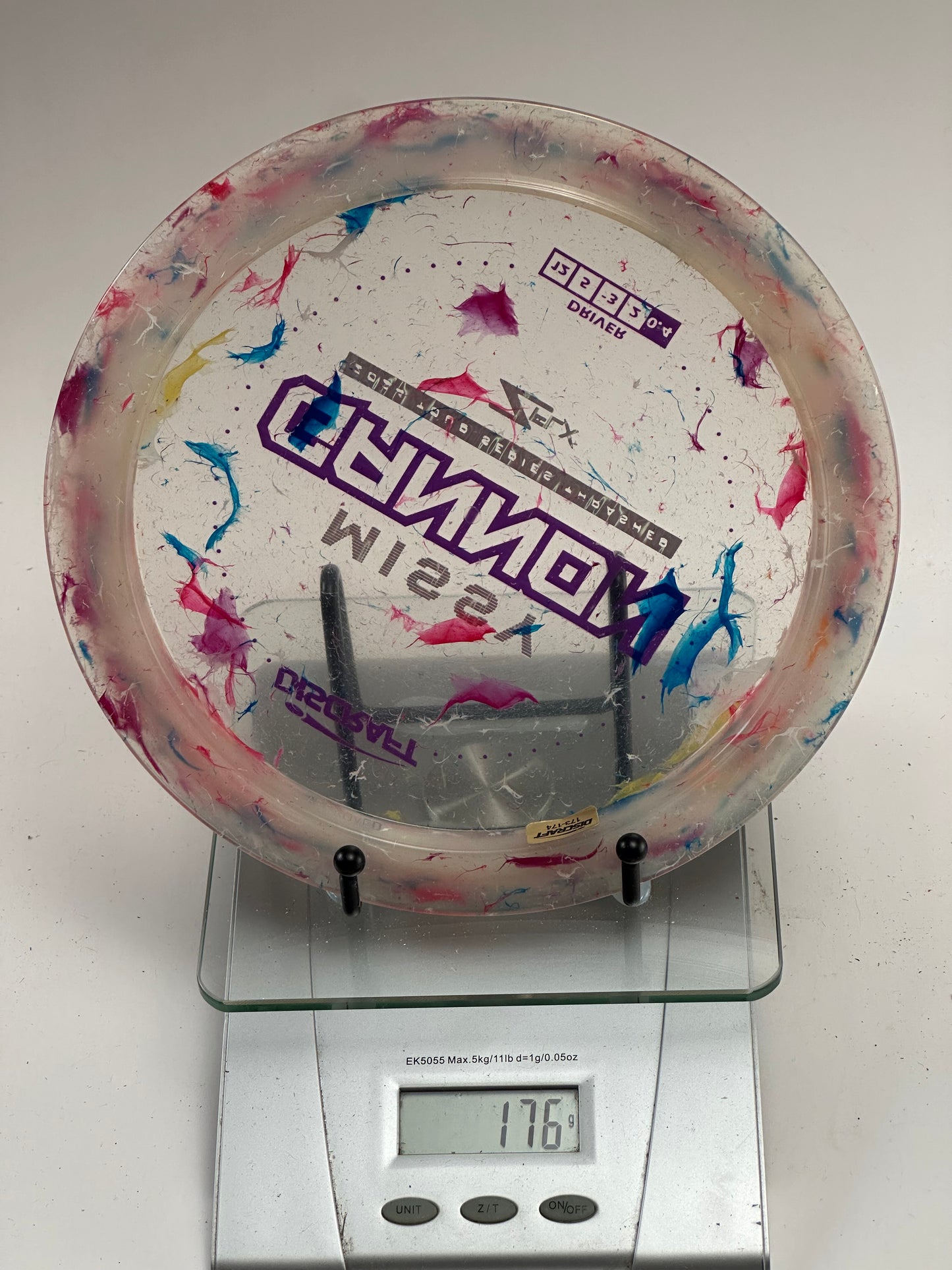 Discraft Z Swirl Thrasher (Missy Gannon LE) Clear w/ Swirl Rim