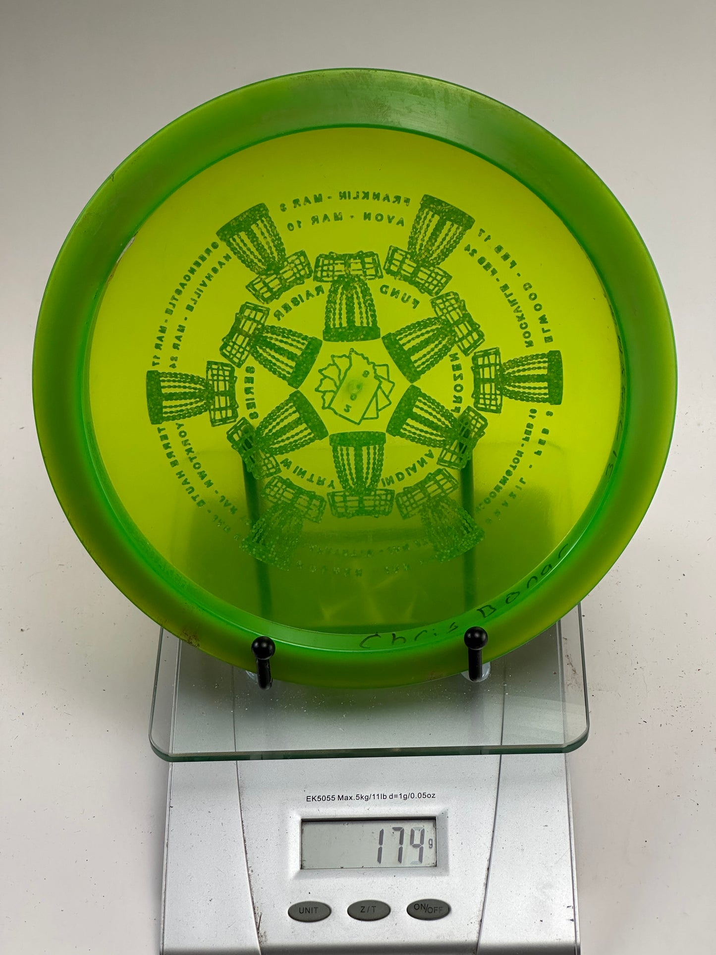 Discraft Undertaker Z Line Fairway Driver, Green Tournament Stamp (175g)