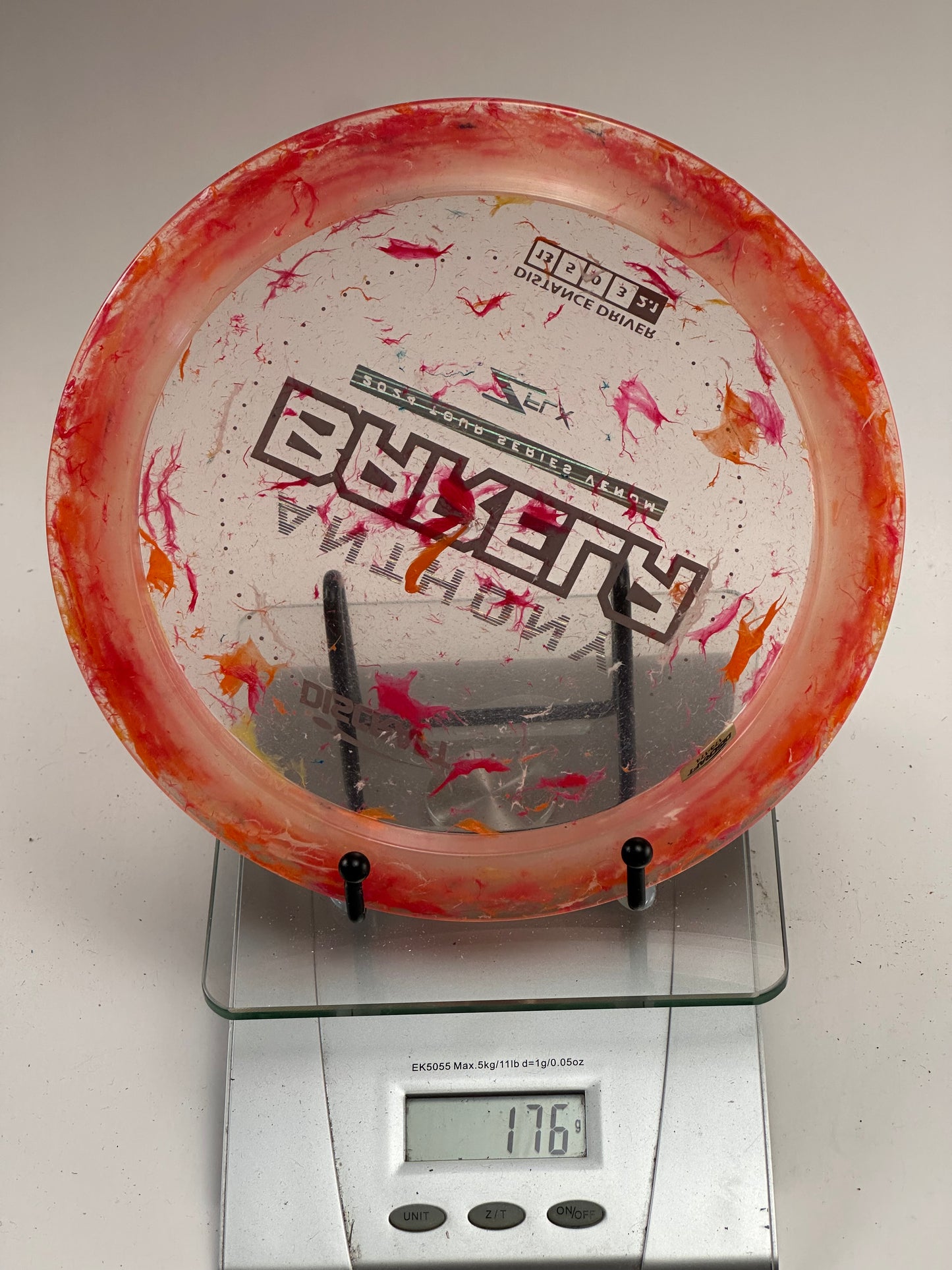 Discraft Z FLX Venom (2024 Tour Series Anthony Barela) Swirly Clear/Red