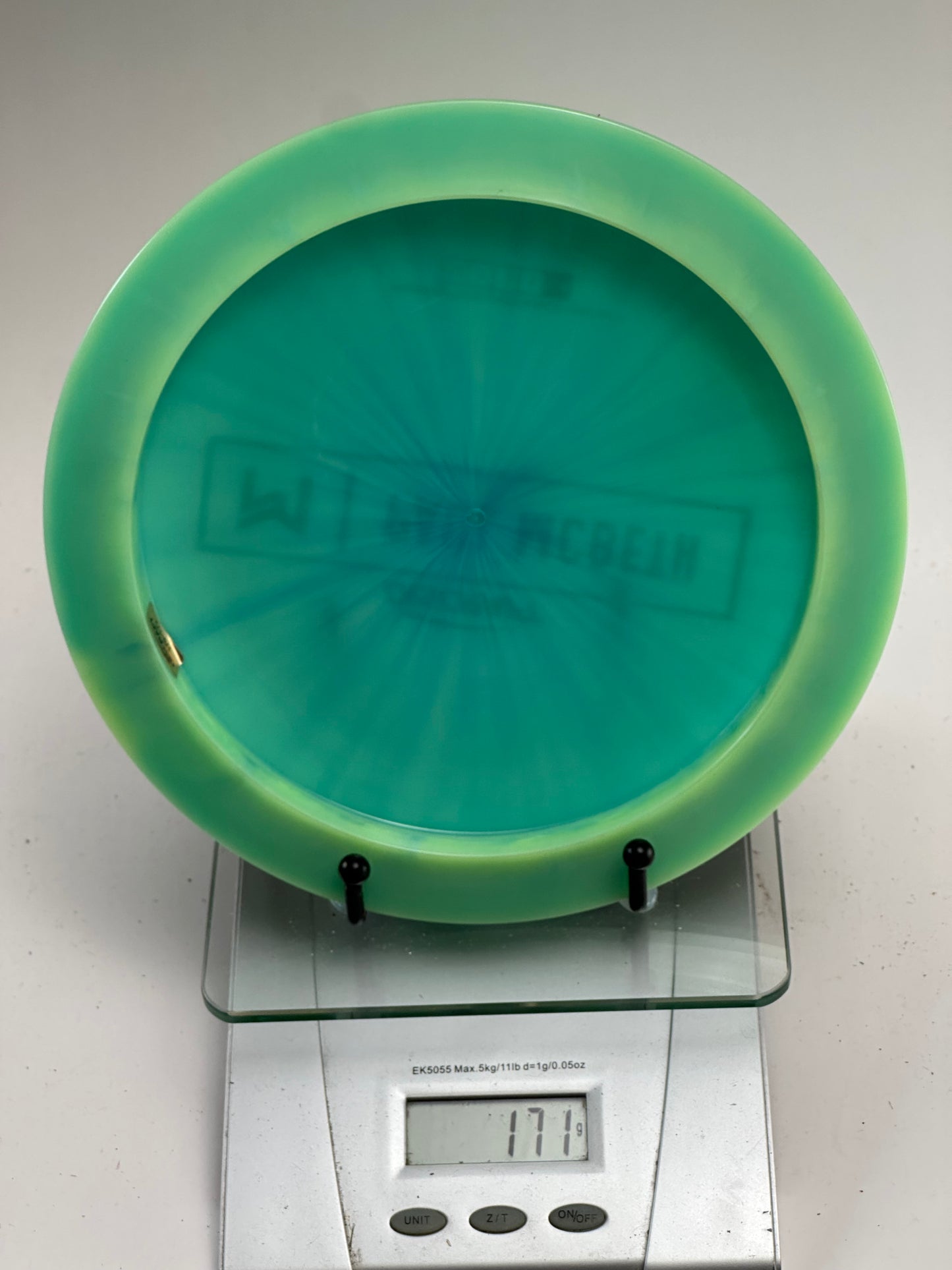 Discraft ESP Prototype Zeus Paul McBeth Stamp Swirly Aqua/Green 171g