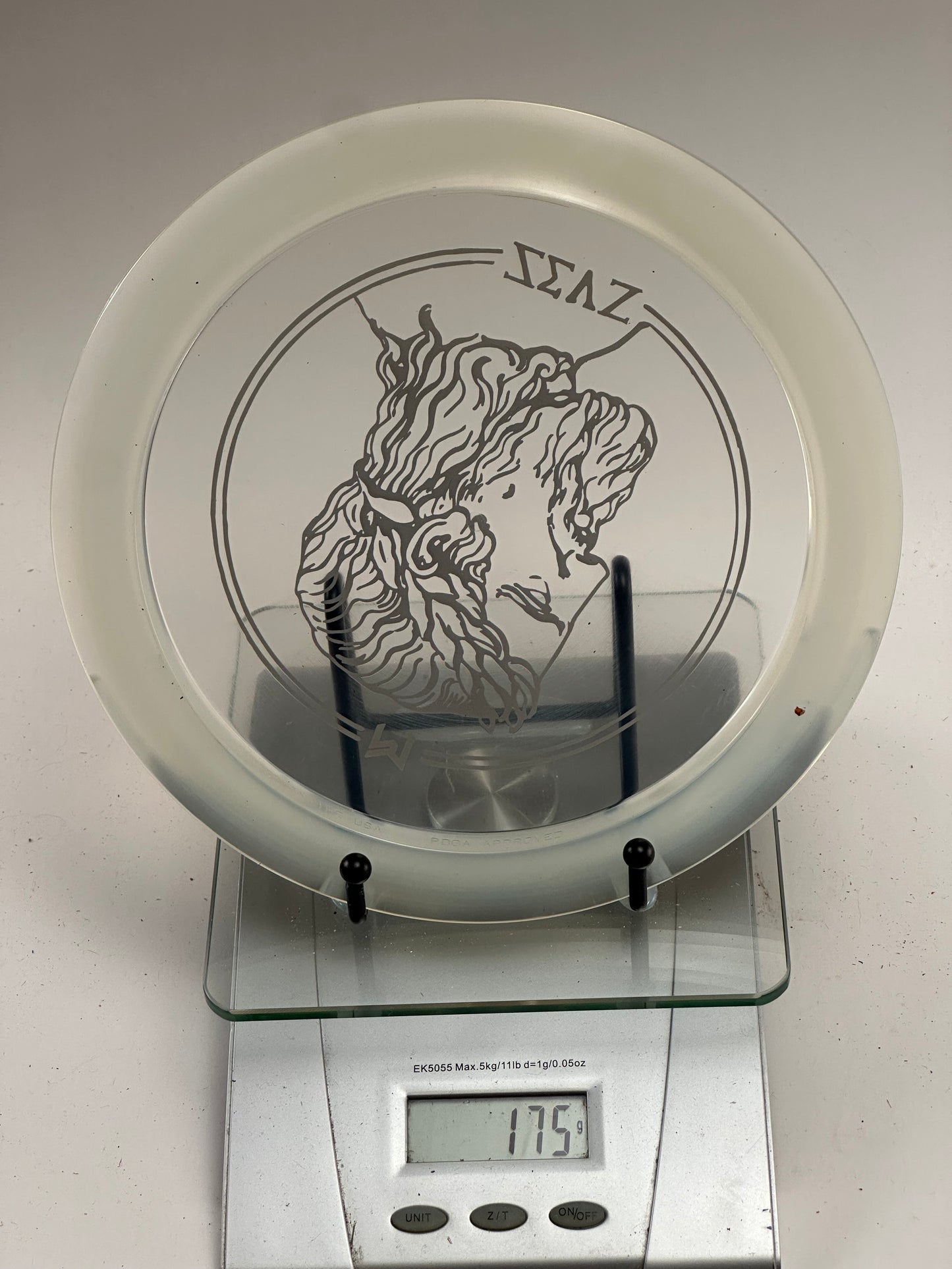 Discraft Zeus Z Clear Distance Driver, Zeus Profile Stamp (174g)
