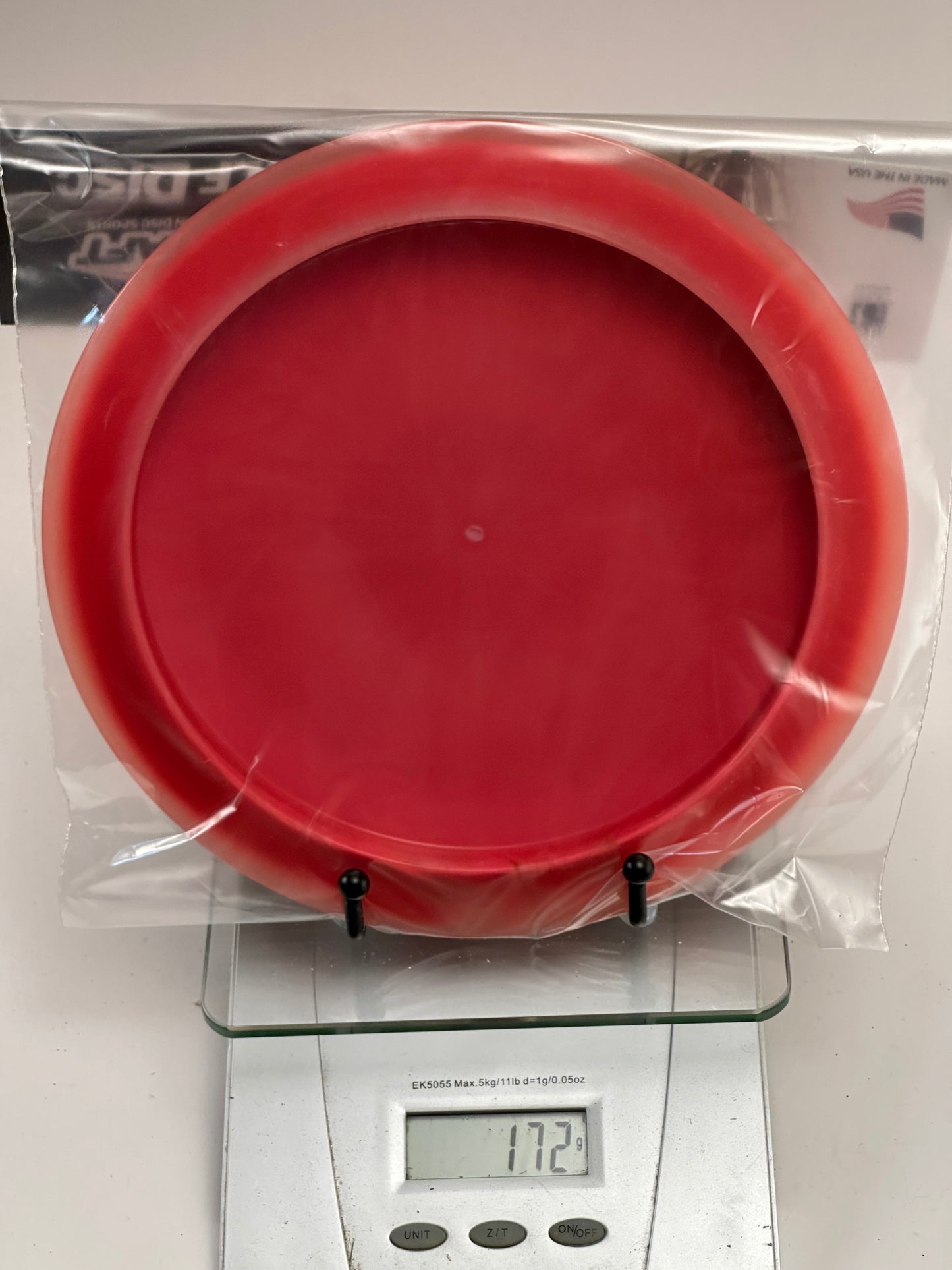 Discraft ESP Zeus Prototype Distance Driver, Red w/ Gold Paul McBeth Box Stamp (181g)