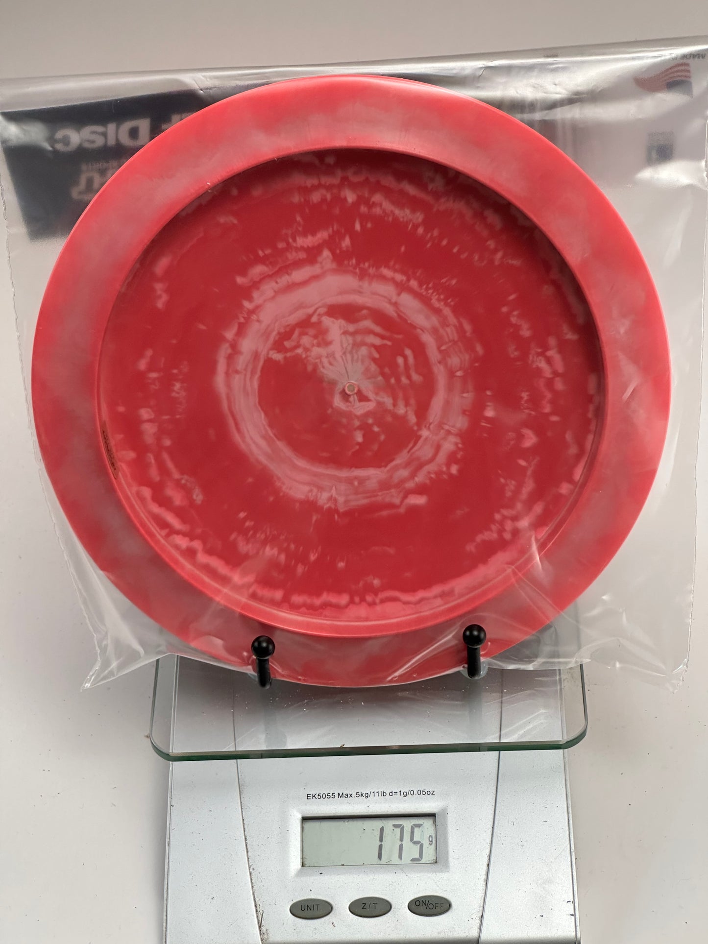 Discraft ESP Prototype Zeus Paul McBeth Box Stamp 175g Red/White Swirl