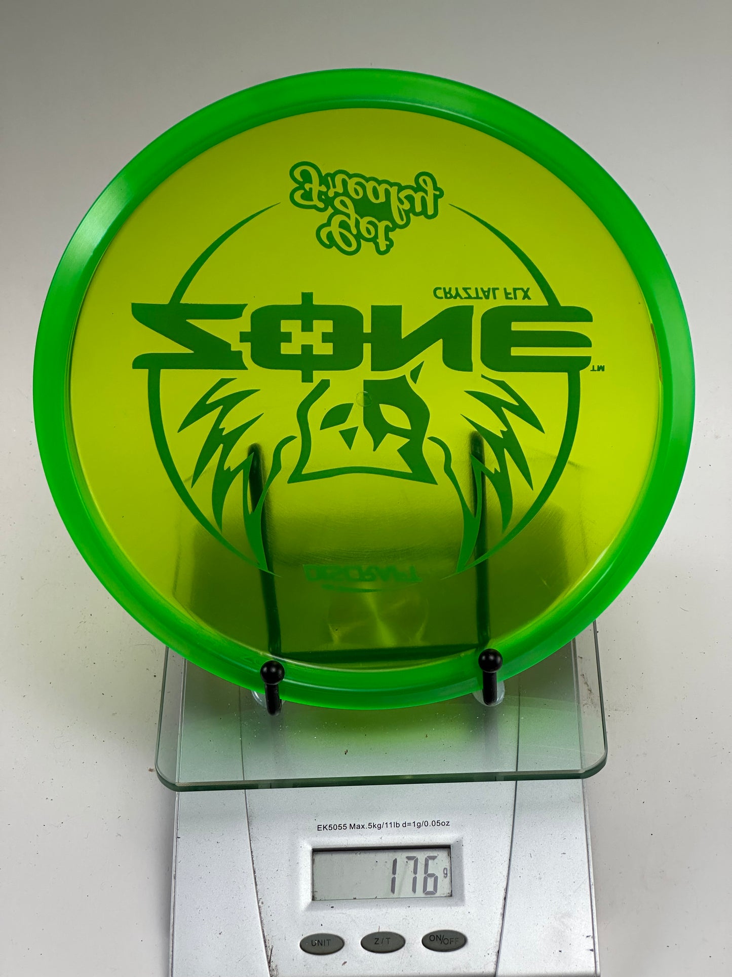 Discraft Zone CryZtal FLX “Get Freaky” – Transparent Yellow-Green