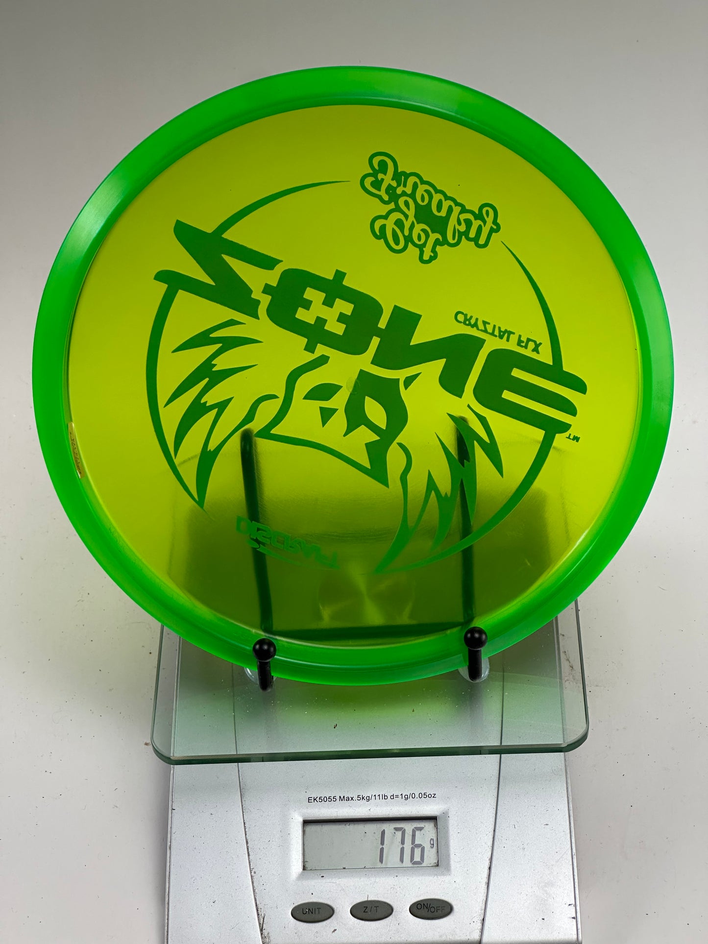 Discraft Zone Cryztal FLX “Get Freaky” Transparent Green