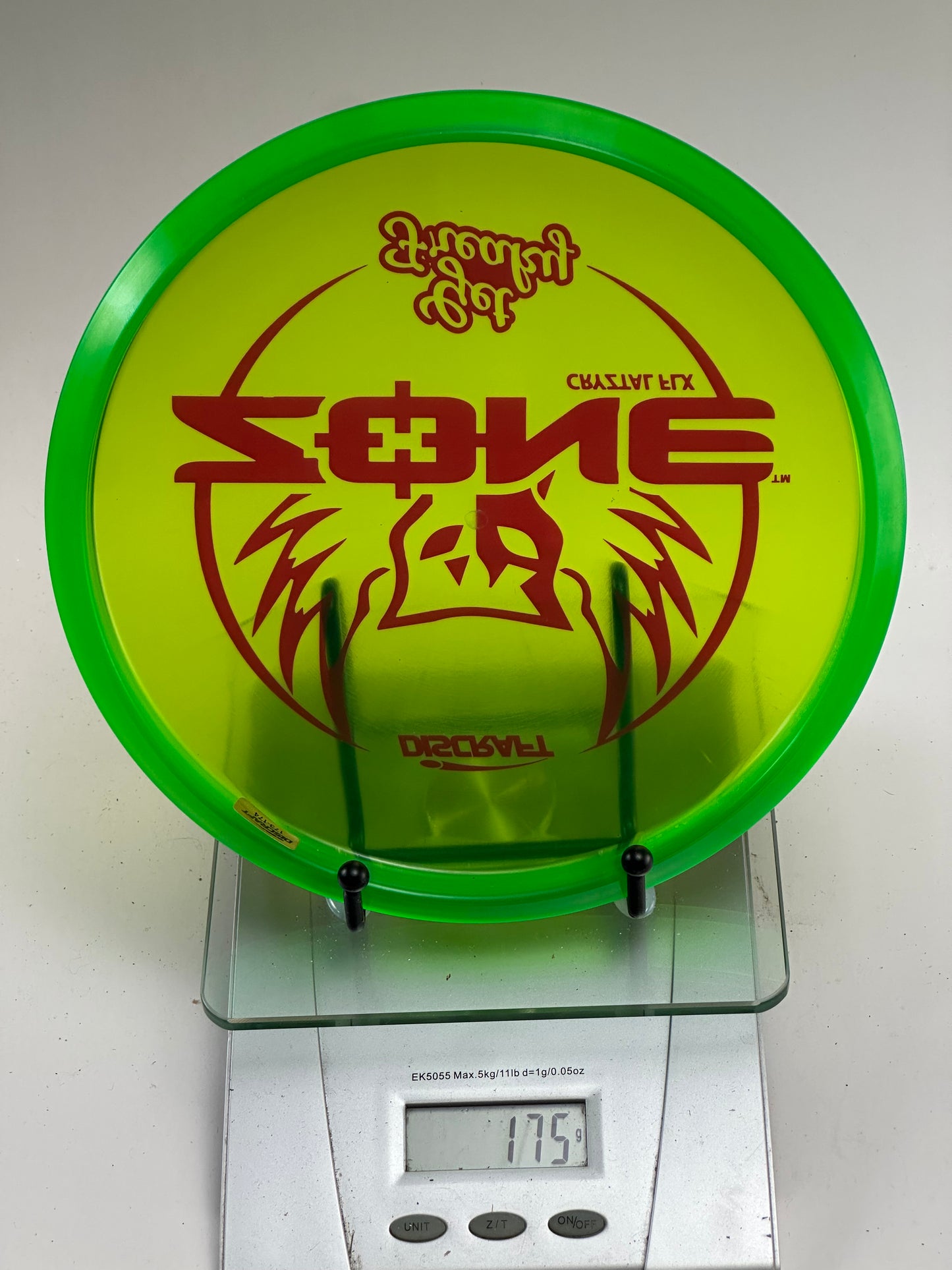 Discraft Zone Cryztal FLX Get Freaky - Transparent Yellow/Green