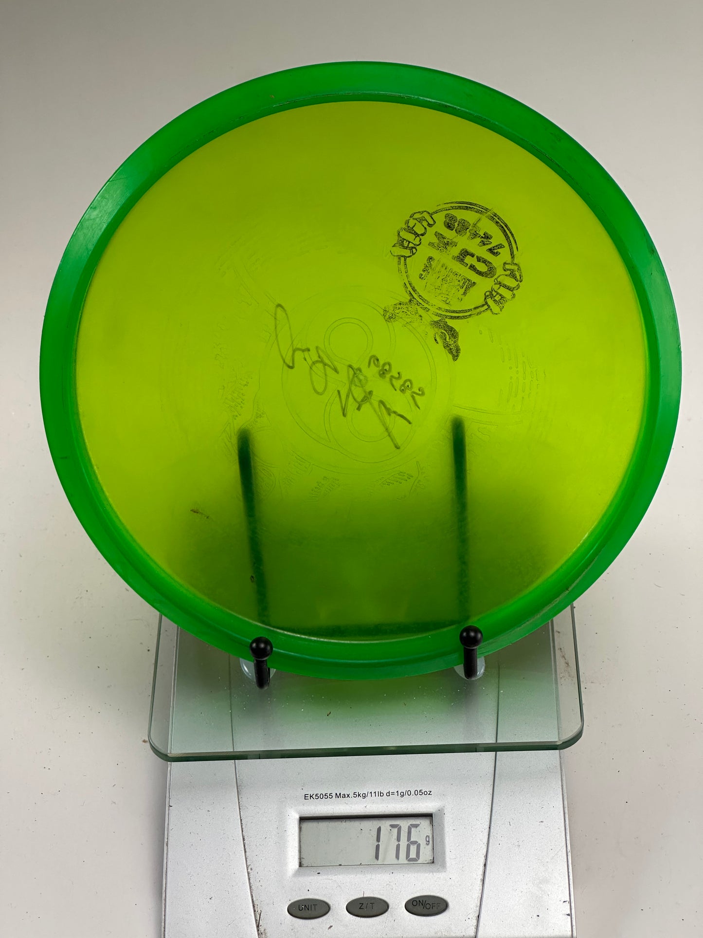 Discraft Z Line Zone Approach Disc - Transparent Green - Tour Series Style Stamp