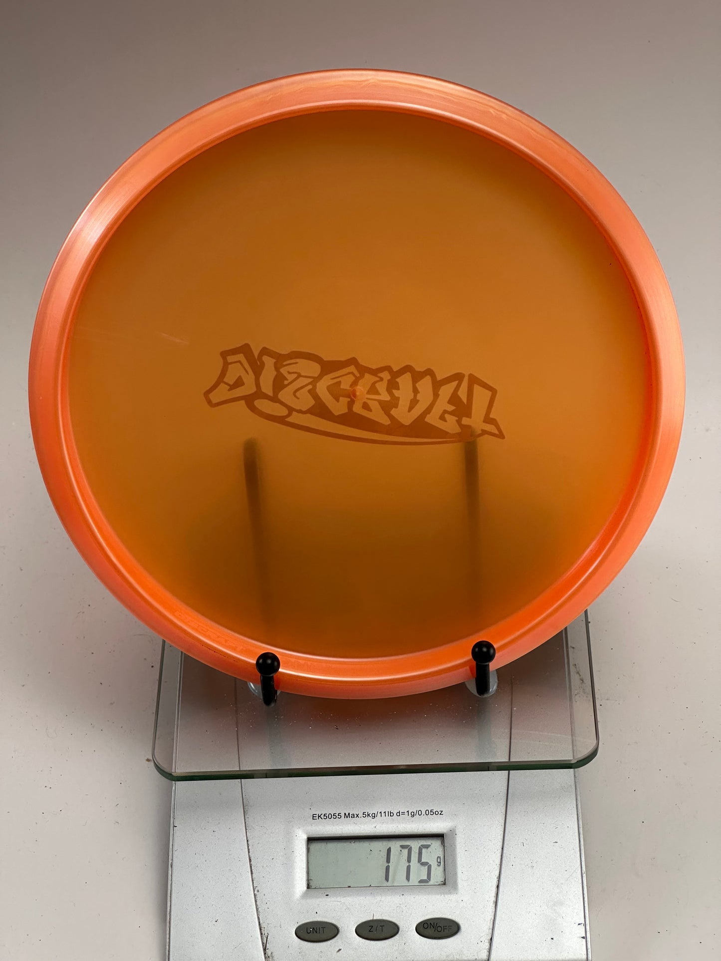 Discraft Zone Z Line Approach Disc - Transparent Orange Bar Stamp